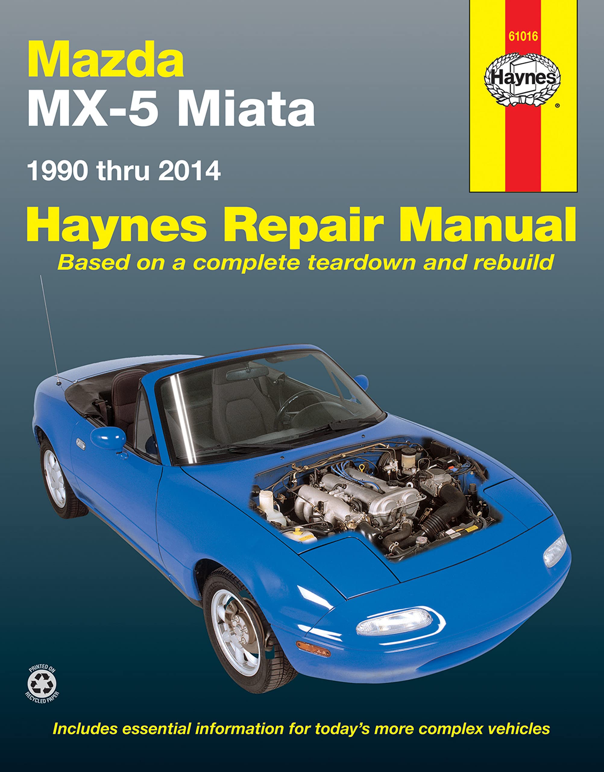 Mazda MX-5 Miata for Mazda MX-5 Miata models (1990-2014) Haynes Repair Manual (USA): 1990 to 2014 (Hayne's Automotive Repair Manual) Hobbies & Crafts