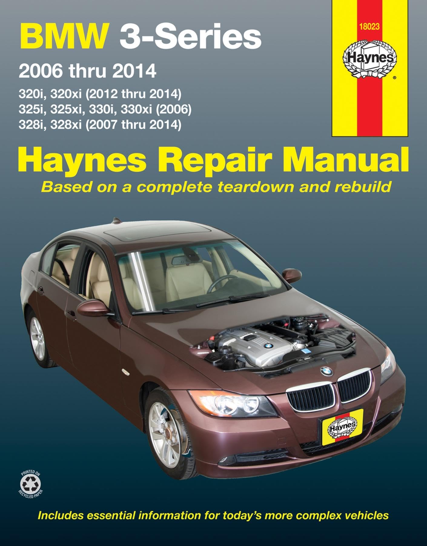 BMW 3-Series 320i & 320xi (2012-2014), 325i, 325xi, 330i & 330xi (2006) & 328i & 328xi (2007-2014) Haynes Repair Manual (USA): 2006-14 Hobbies & Crafts