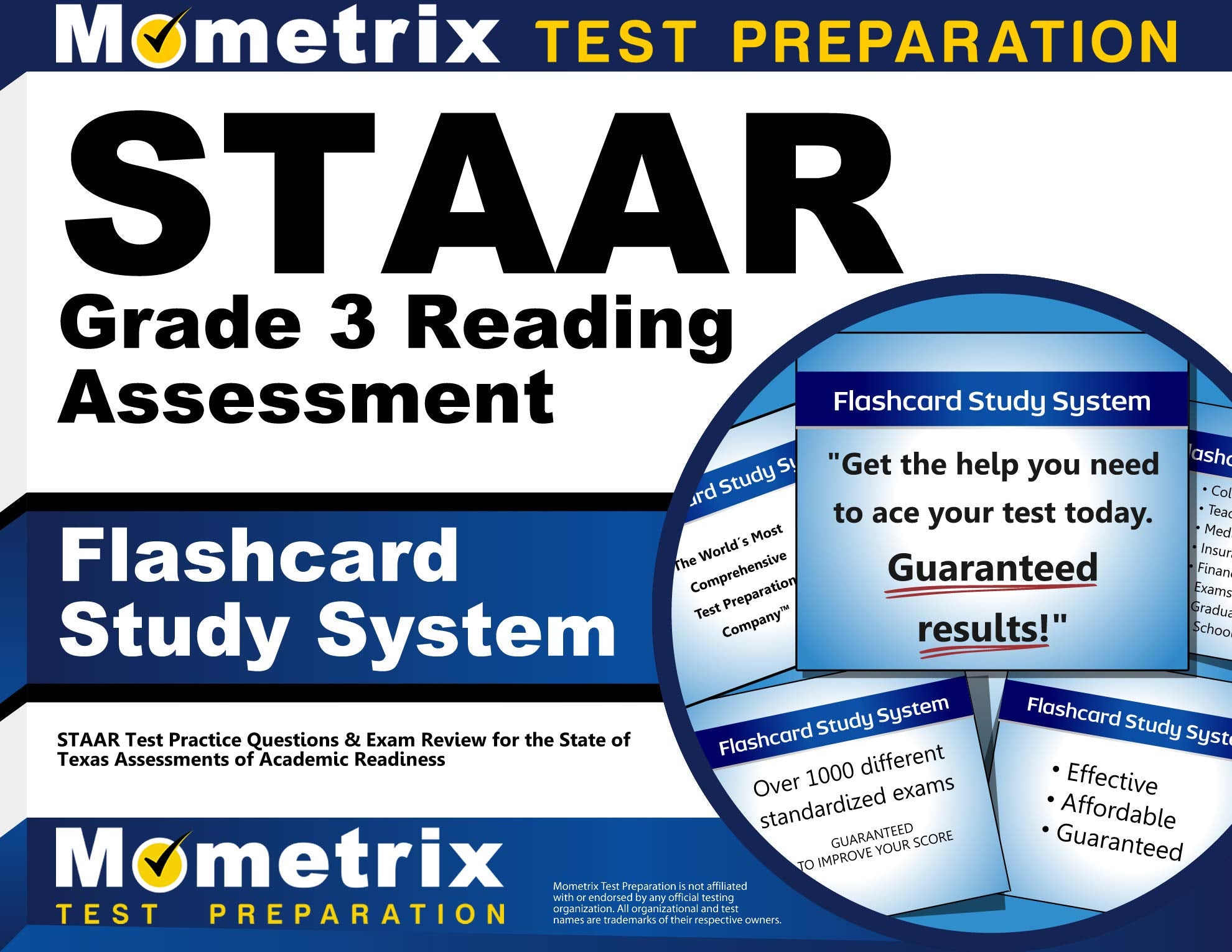 Staar Grade 3 Reading Assessment Flashcard Study System: Staar Test Practice Questions & Exam Review for the State of Texas Assessments of Academic ... of Texas Assessments of Academic Readiness Media & Communication