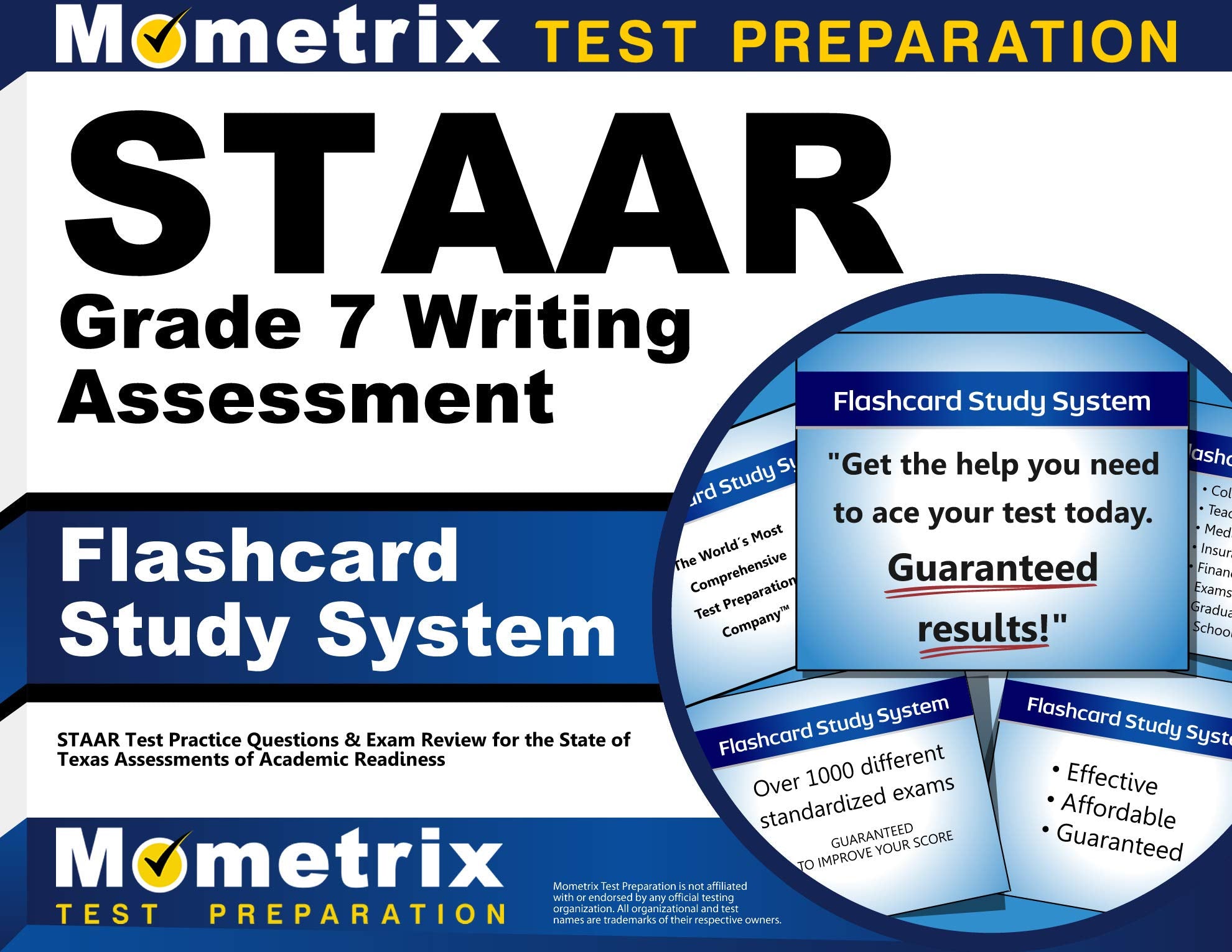Staar Grade 7 Writing Assessment Flashcard Study System: Staar Test Practice Questions & Exam Review for the State of Texas Assessments of Academic ... of Texas Assessments of Academic Readiness Media & Communication