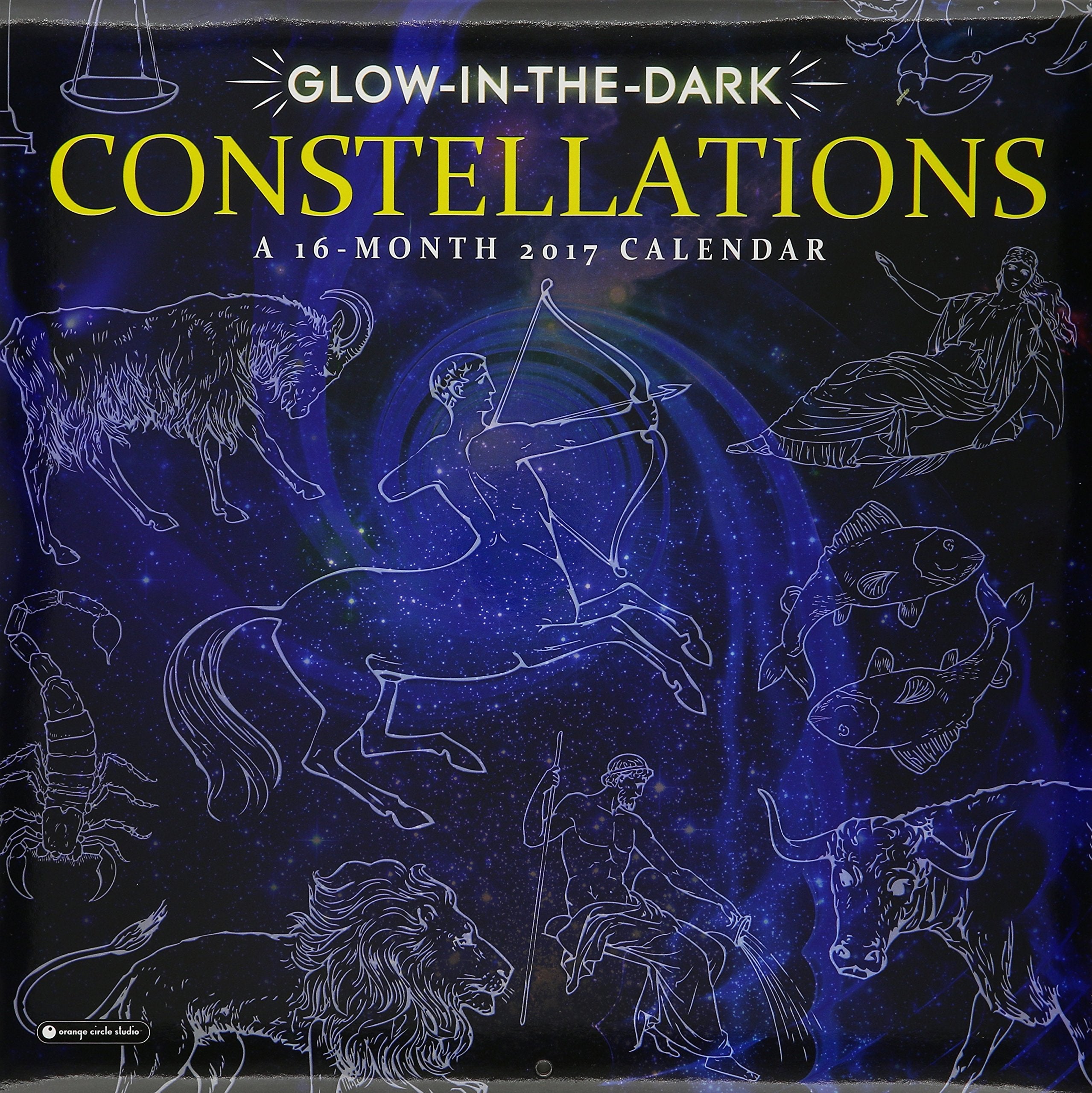 Glow-in-the-Dark Constellations 2017 Calendar Books