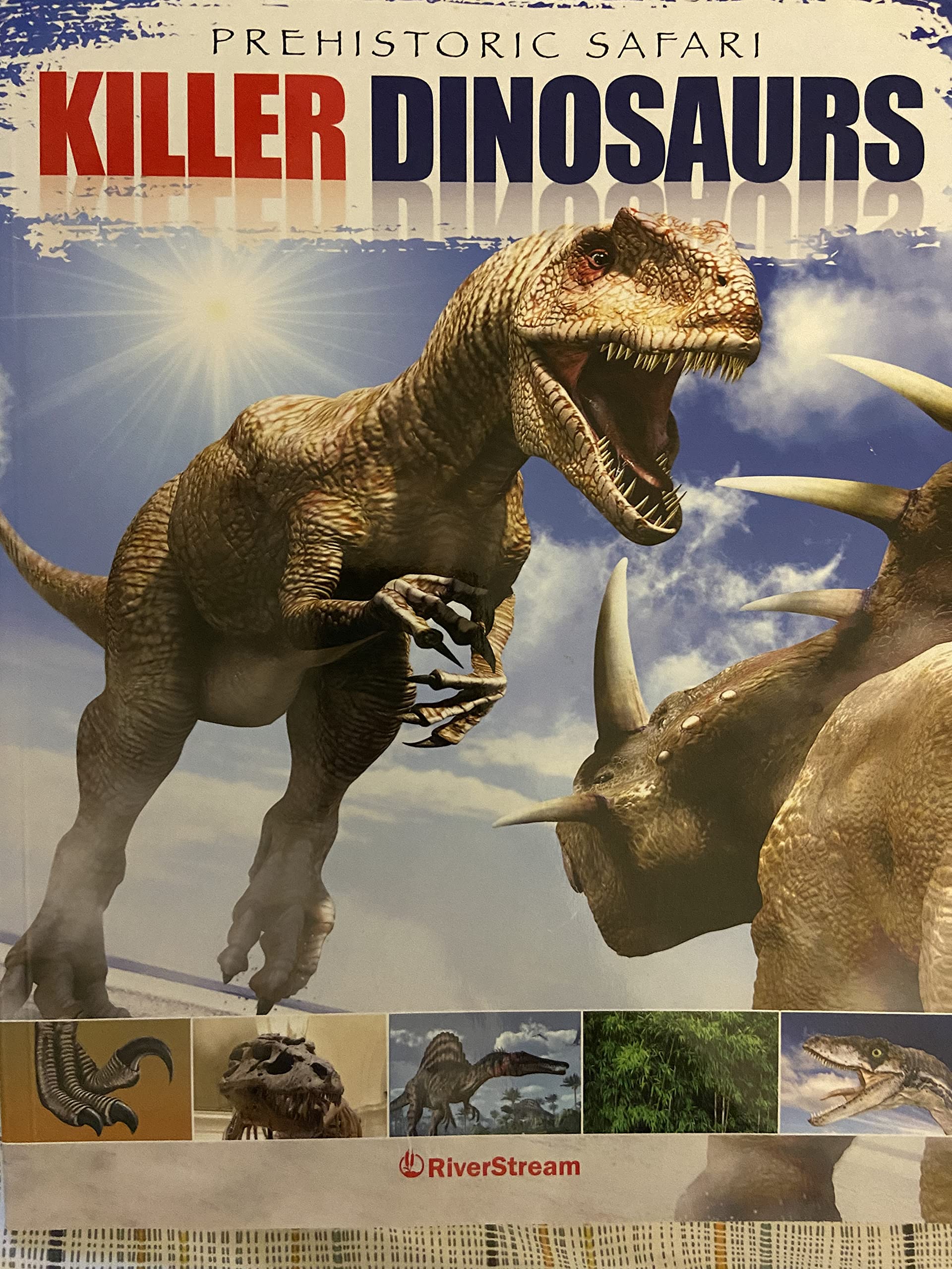 Killer Dinosaurs and Giant Dinosaurs Flip Book Paperback Liz Miles Books