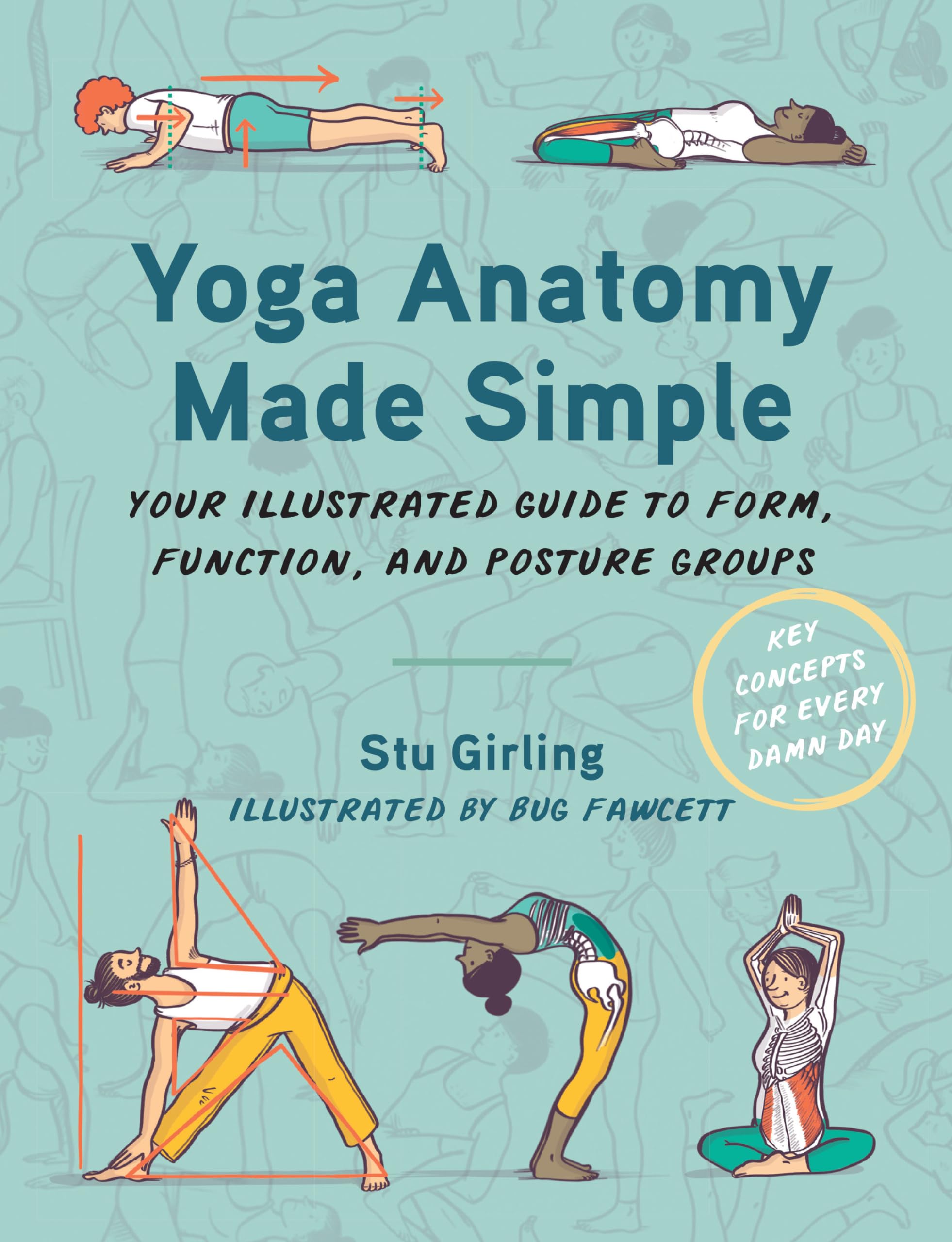 Yoga Anatomy Made Simple: Your Illustrated Guide to Form, Function, and Posture Groups Medicine