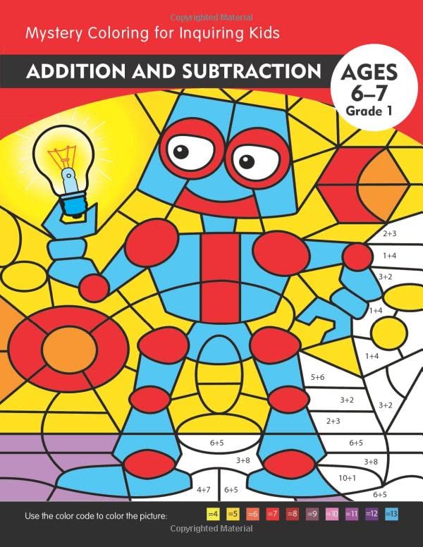 Addition and Subtraction: Activity Book for Kids Ages 5 to 7, Grade 1 Non-fiction