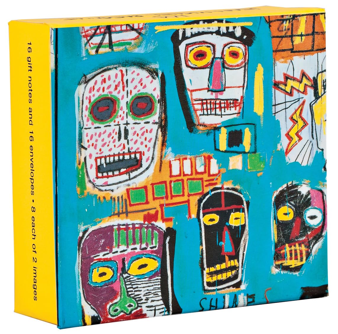 Jean-michel Basquiat Mini Fliptop Notecards With Magnetic Closure Film, Art & Culture