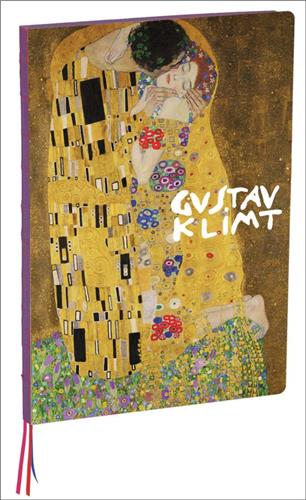 The Kiss : Gustav Klimt A4 Notebook Film, Art & Culture