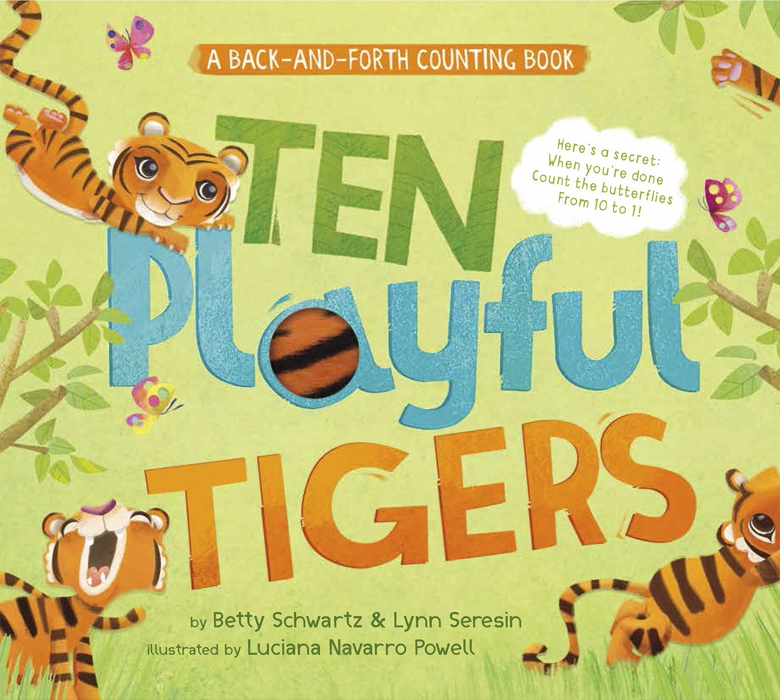Ten Playful Tigers: A Back-and-Forth Counting Book Non-fiction
