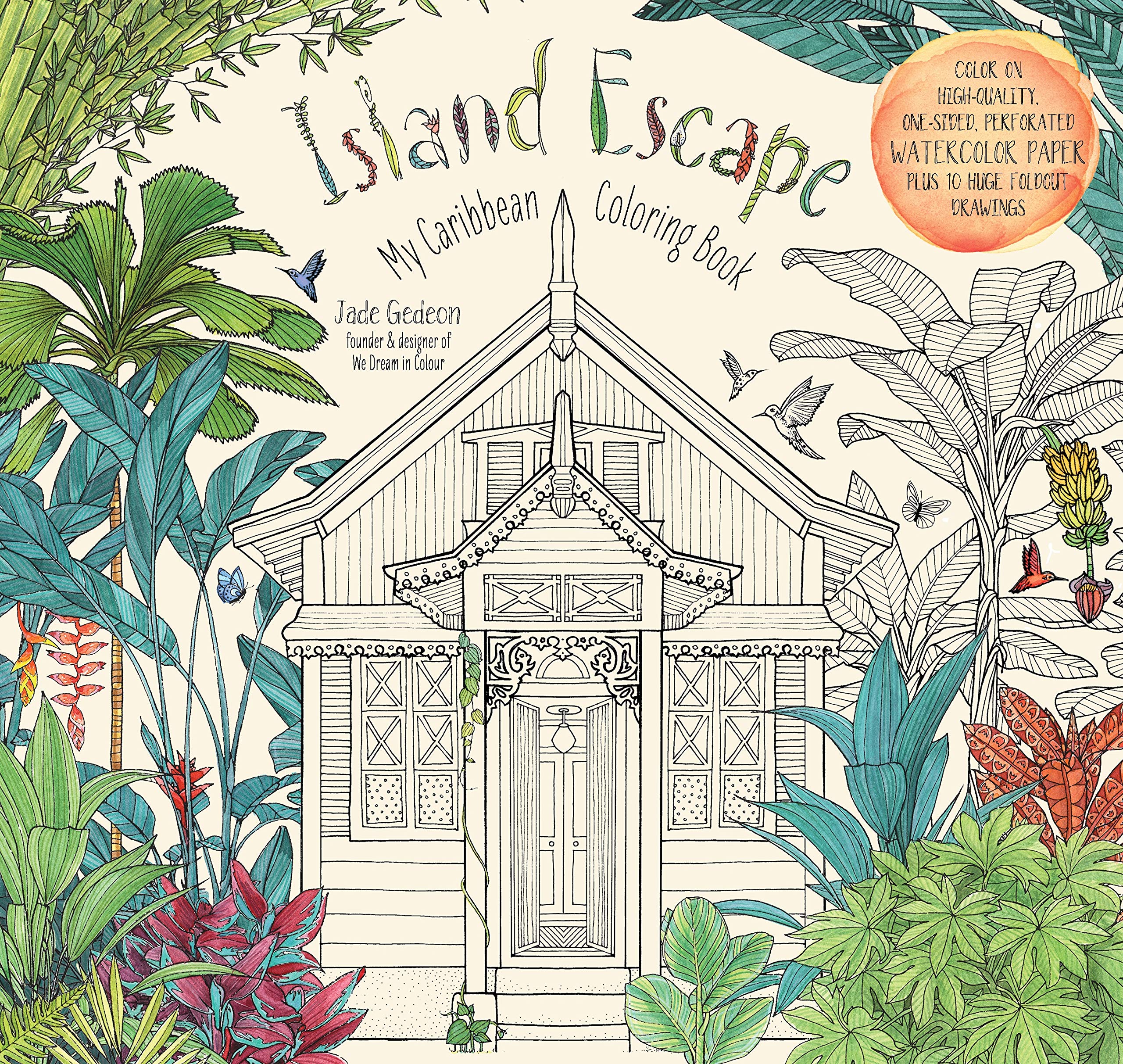 Island Escape Adult Coloring Book: My Caribbean Coloring Book Film, Art & Culture