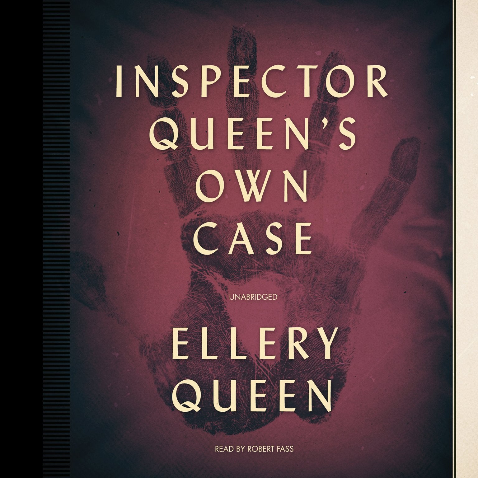 Inspector Queen's Own Case: November Song; Library Edition (Ellery Queen Mysteries) Detective & CSI