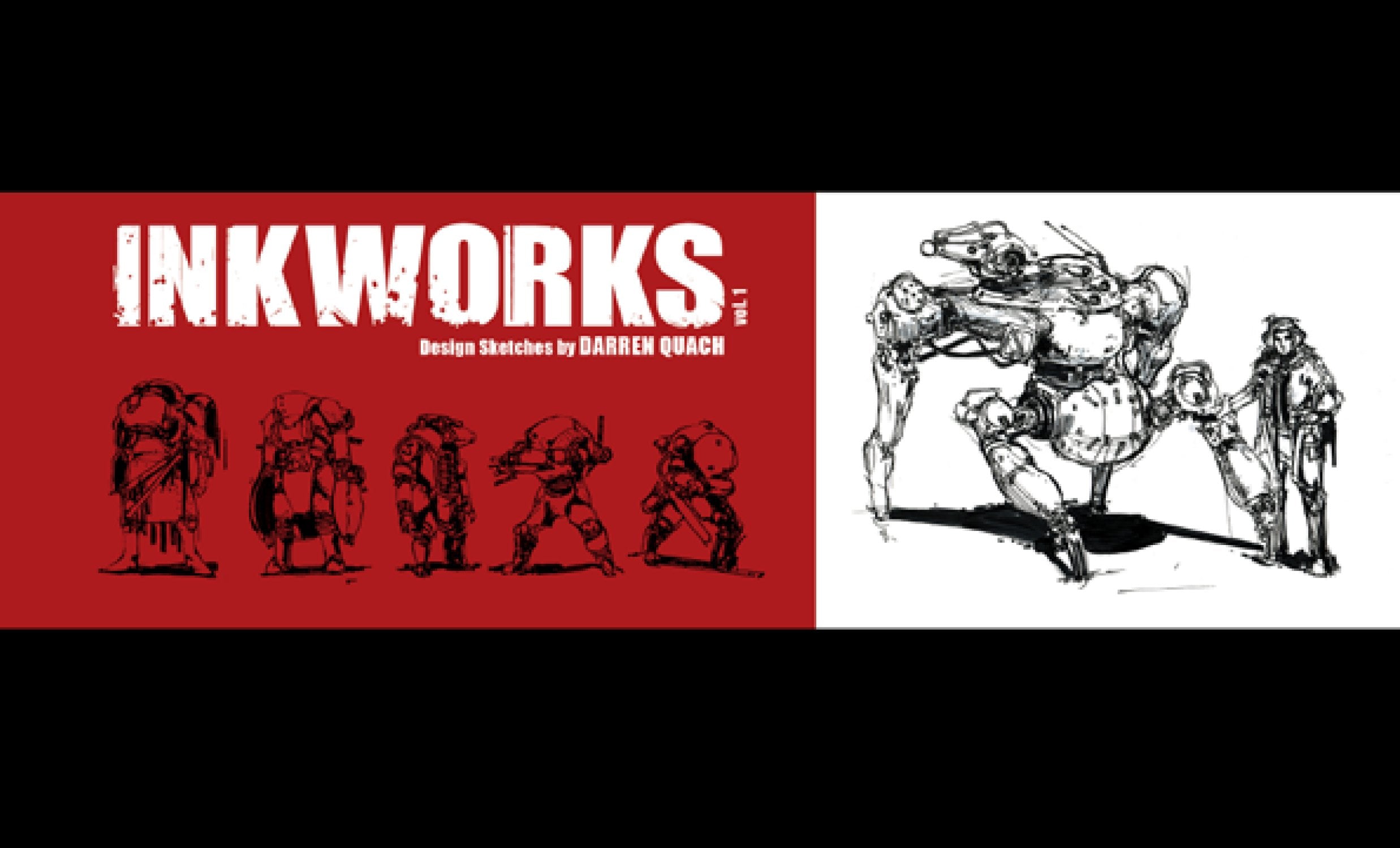 Inkworks (1): Darren Quach Sketchbook Vol. 01 Film, Art & Culture