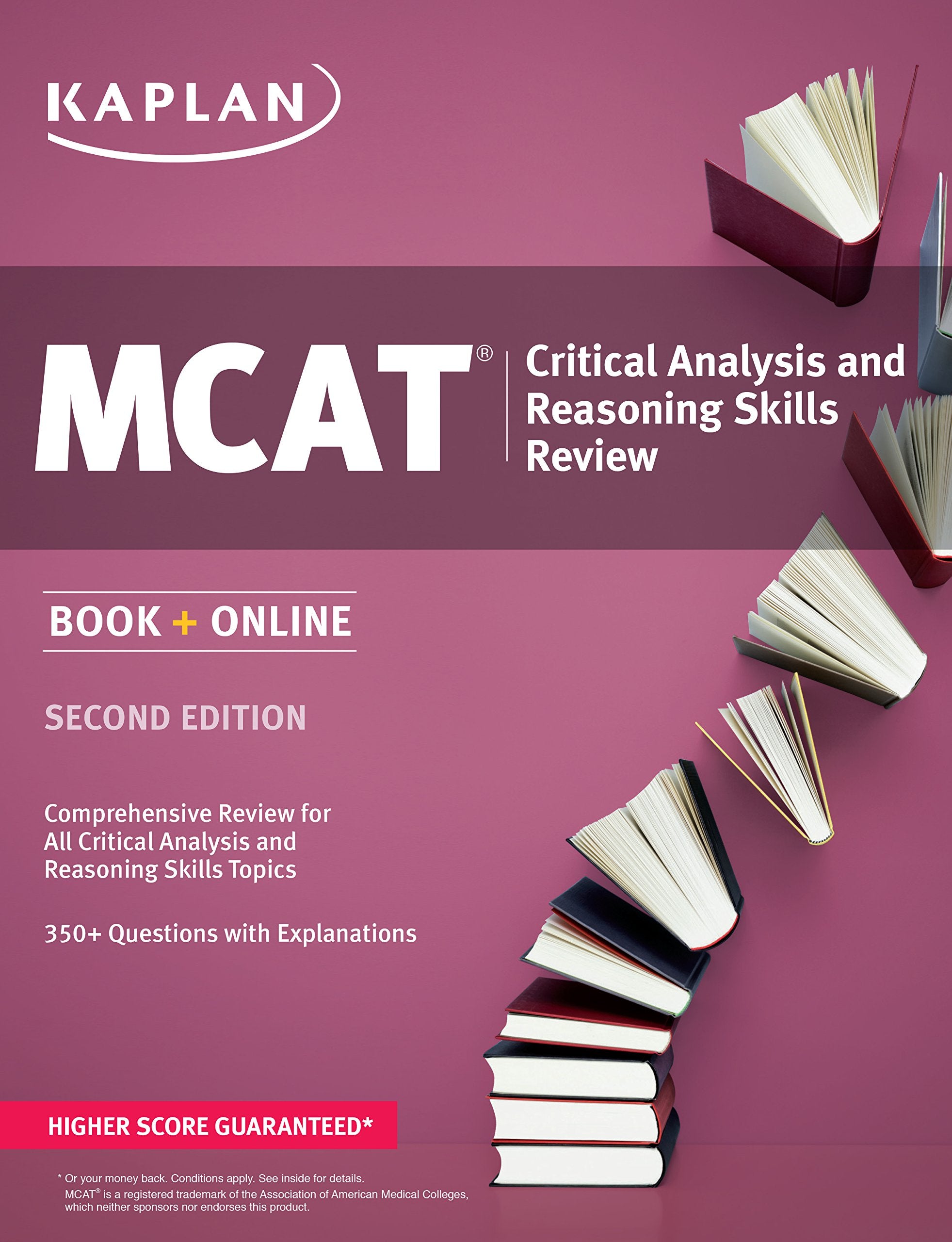 Kaplan MCAT Critical Analysis and Reasoning Skills Review: Book + Online (Kaplan Test Prep) Medicine