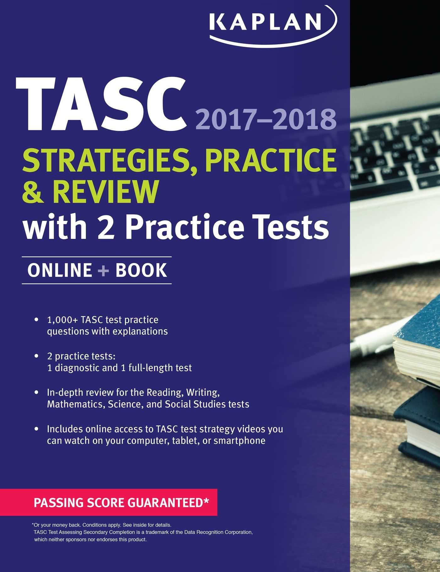 TASC Strategies, Practice & Review 2017-2018 with 2 Practice Tests: Online + Book (Kaplan Test Prep) Education & Training