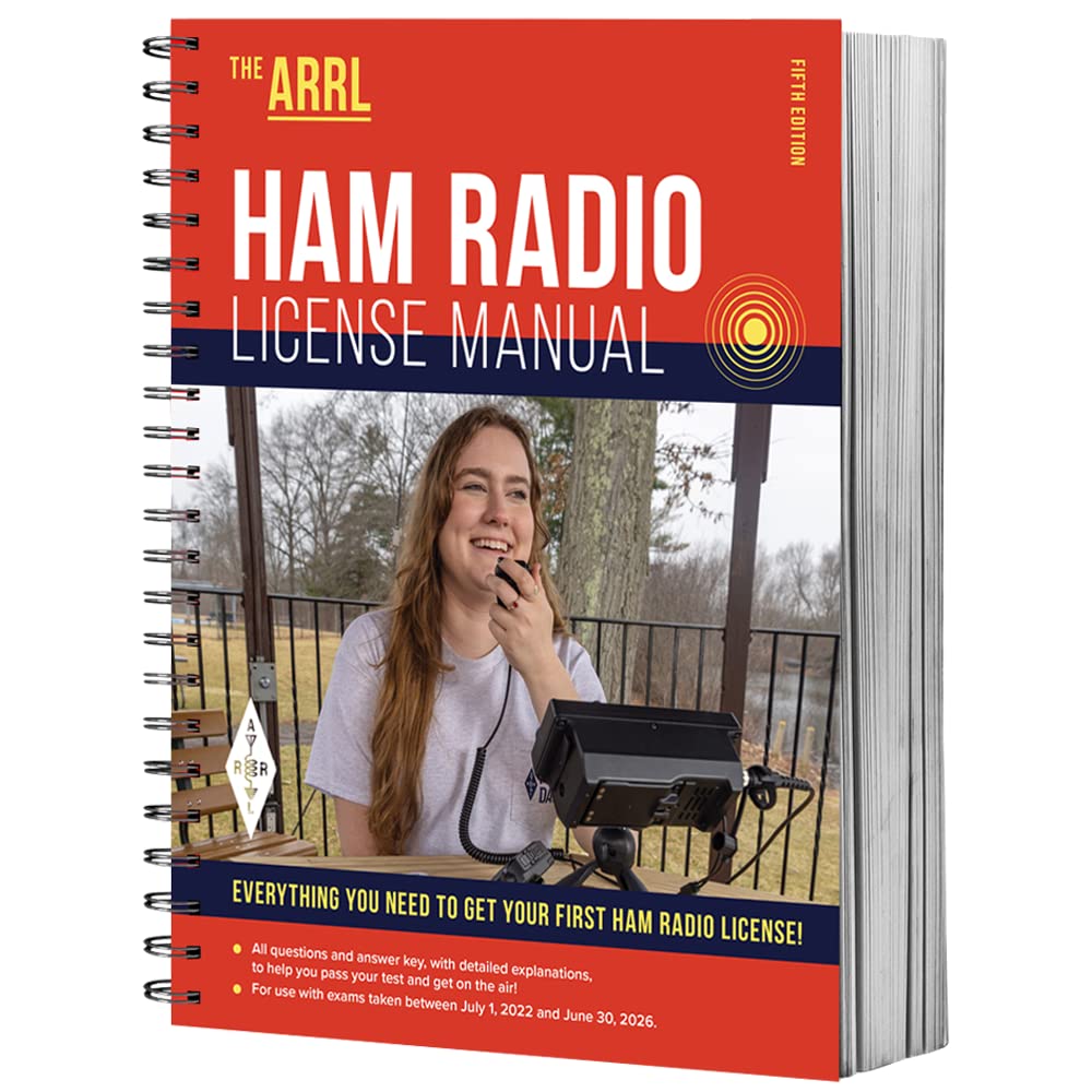 ARRL Ham Radio License Manual 5th Edition- Fast Start Study Guide with Sample Questions to Pass the Technician Amateur Radio Exam Learning & Reference