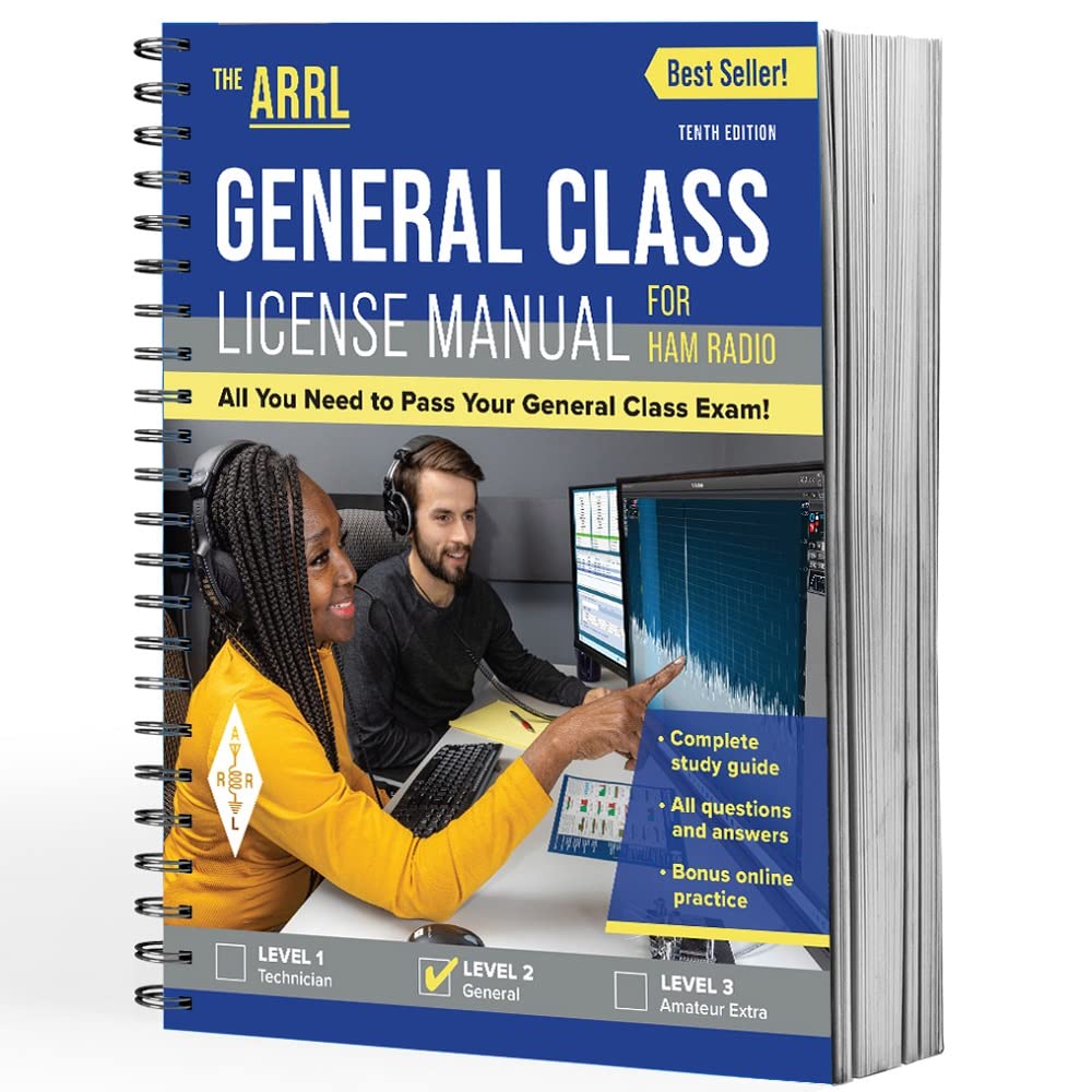 ARRL General Class License Manual 10th Edition – Complete Study Guide with Questions and Answers for Upgrading Your Ham Radio License Reference Books