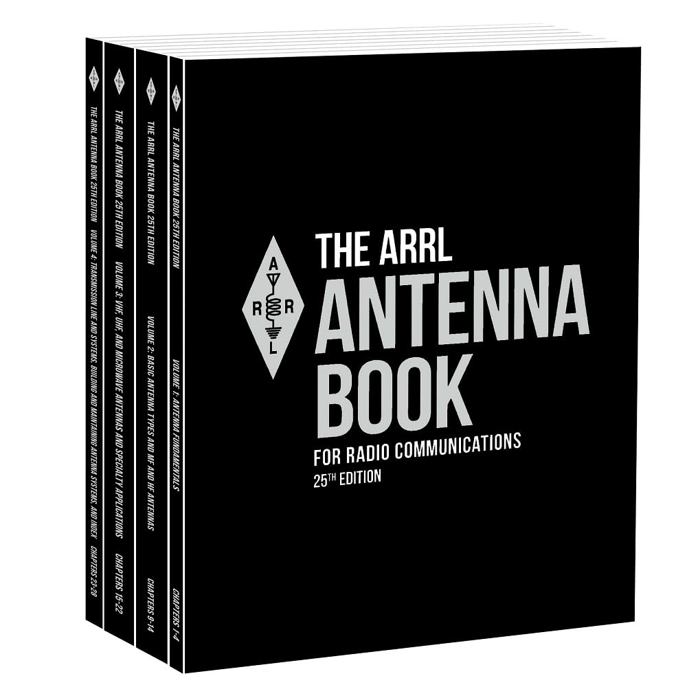 ARRL Antenna Book for Radio Communications 25th Edition Four-Volume Set – The Ultimate Reference for Antennas, Transmission Lines, and Propagation Computer Science