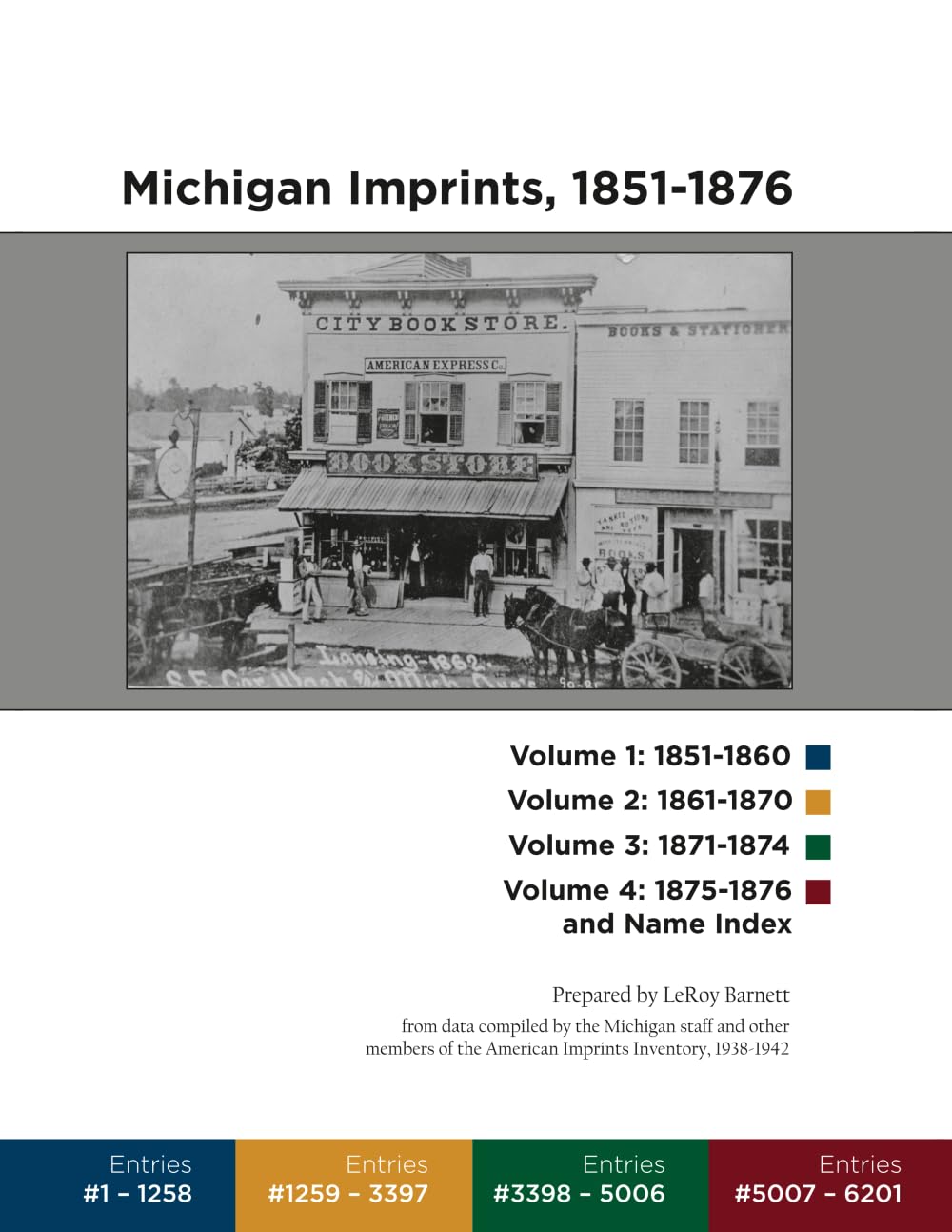 Michigan Imprints, 1851-1876 Politics & History