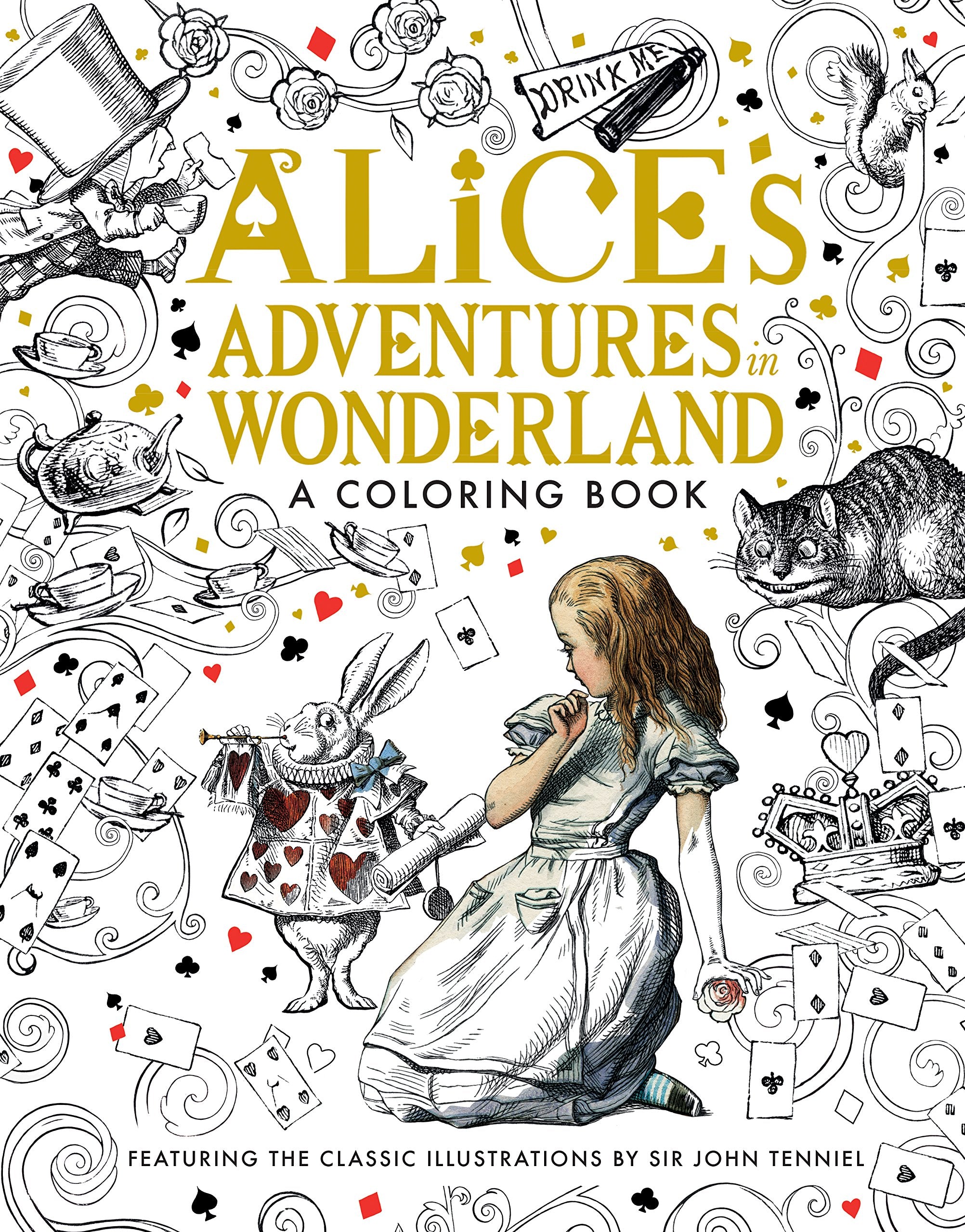 Alice's Adventures in Wonderland: A Coloring Book Hobbies & Crafts