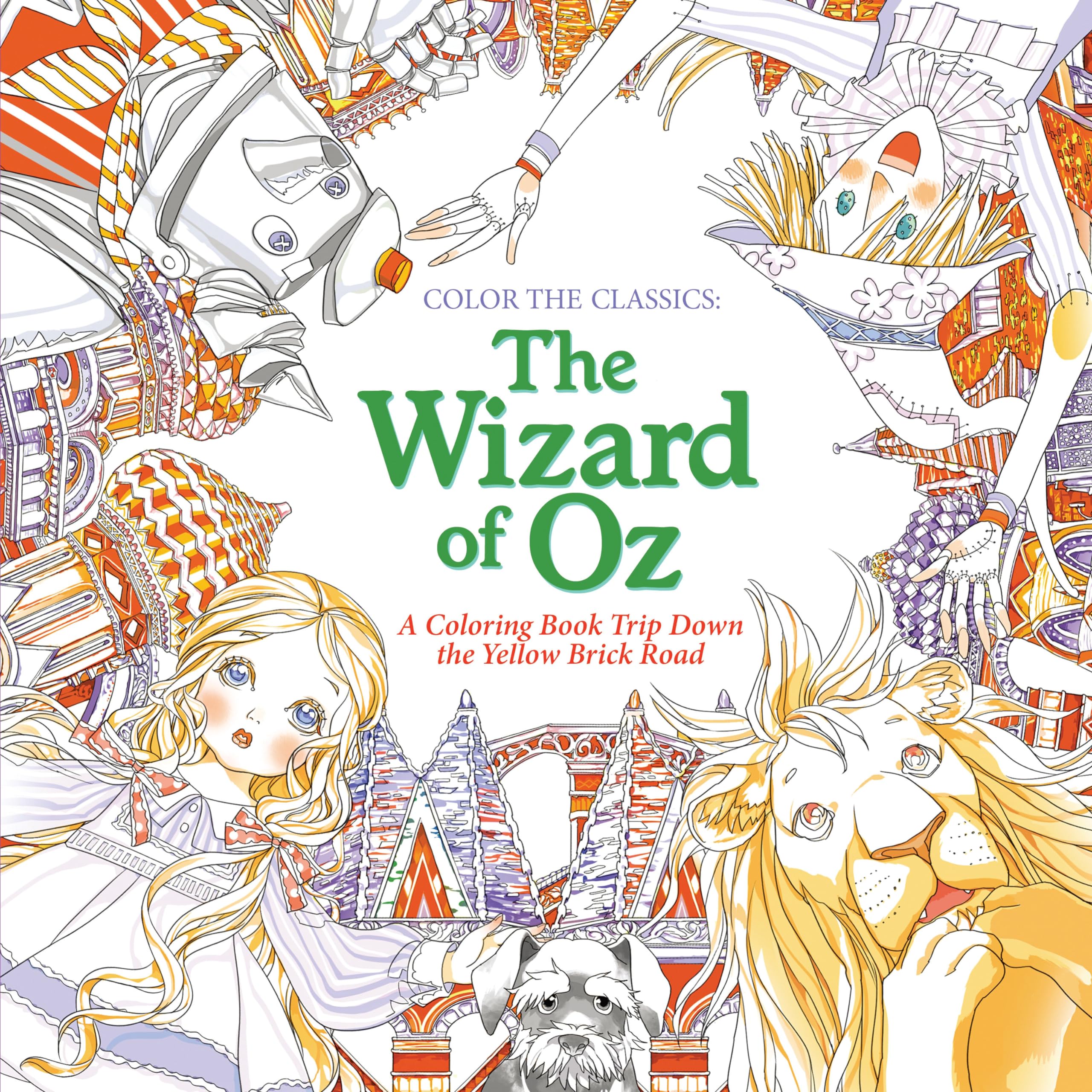 The Wizard of Oz: A Coloring Book Trip Down the Yellow-Brick Road (Color the Classics) Film, Art & Culture