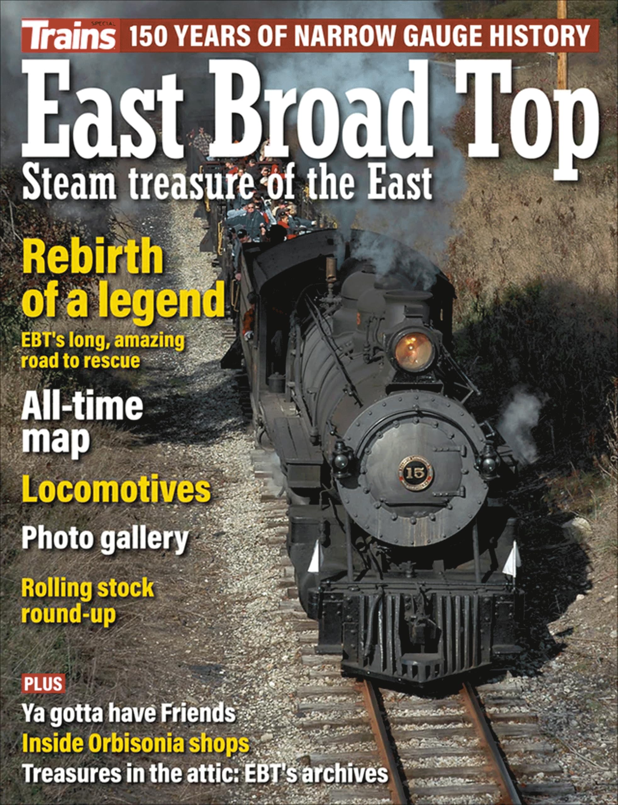 Trains Magazine East Broad Top Special Issue 2023 Magazine Books