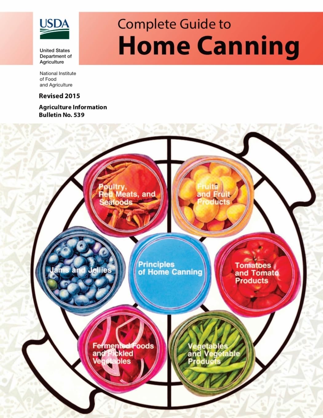 Complete Guide to Home Canning (Full Color): Canning Principles, Basic Ingredients, Syrups, Fruit, Tomatoes, Vegetables, Meat and Seafood, Pickles and Relishes, Jams and Jellies Leisure, Home & Garden
