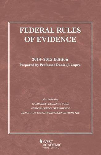 Federal Rules of Evidence 2014-2015 (Selected Statutes) Contemporary literature
