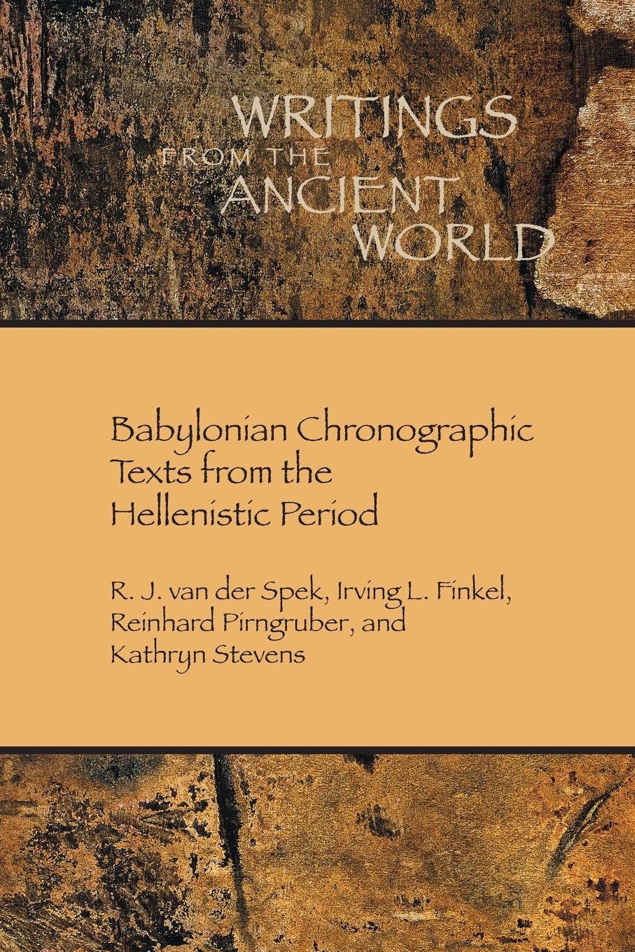 Babylonian Chronographic Texts from the Hellenistic Period Social Sciences