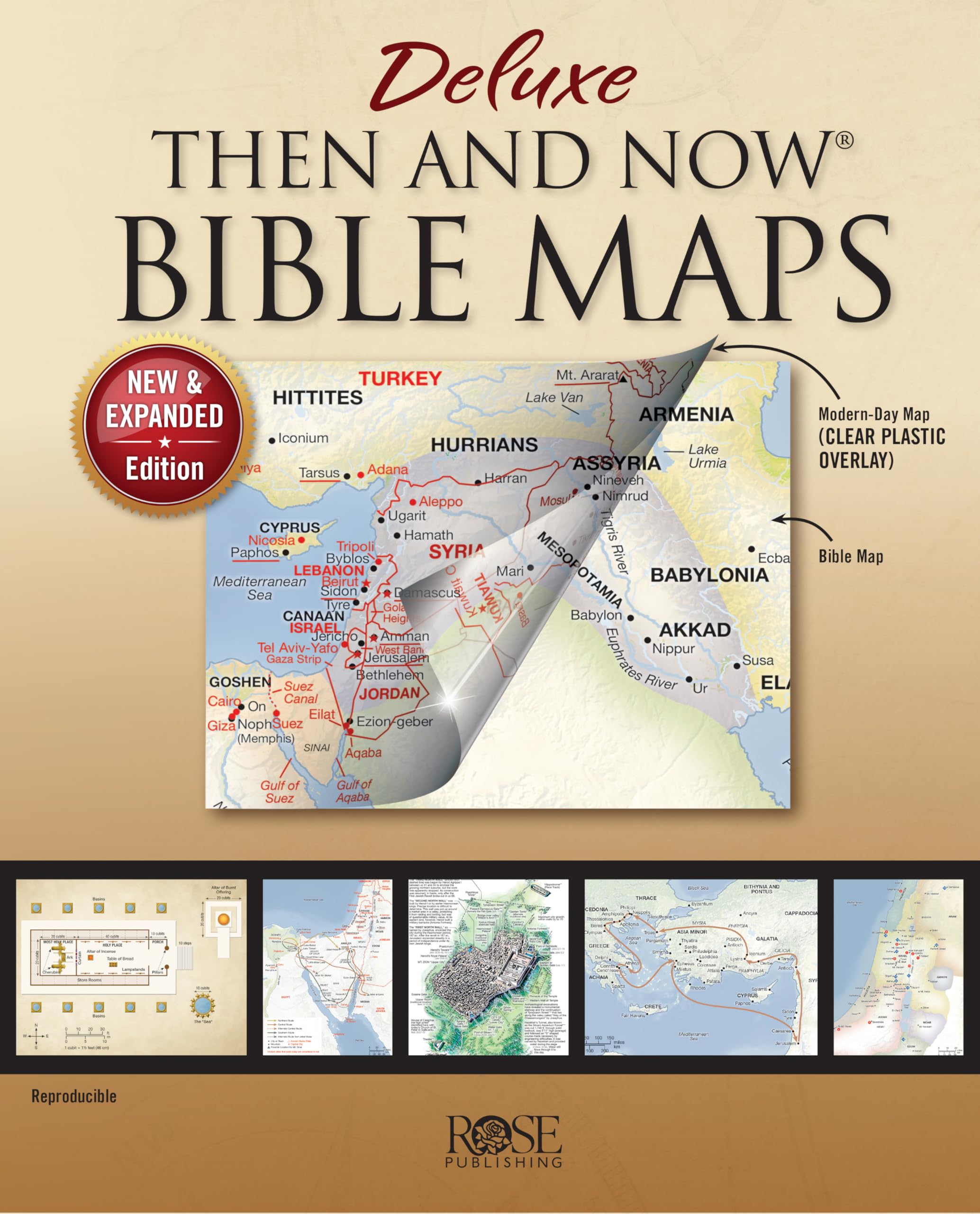 Deluxe Then and Now Bible Maps: New and Expanded Edition Politics & History