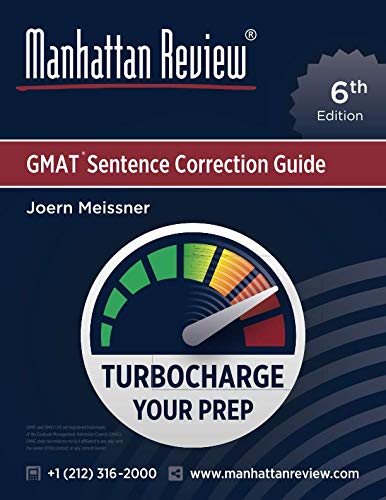 Manhattan Review GMAT Sentence Correction Guide : Turbocharge Your Prep Learning & Reference