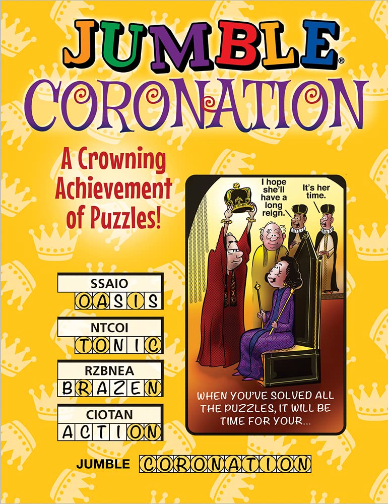 Jumble Coronation: A Crowning Achievement of Puzzles! (Jumbles) Leisure & Fun