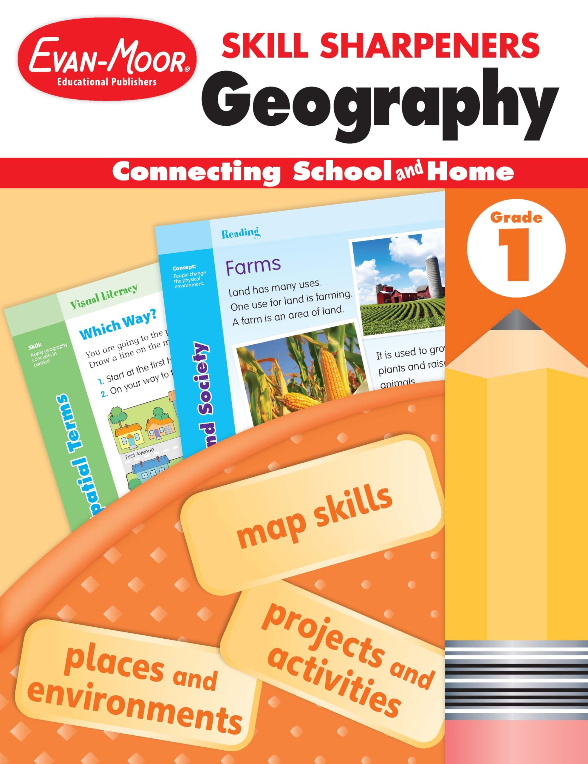Skill Sharpeners Geography, Grade 1 Tiptoi & Games
