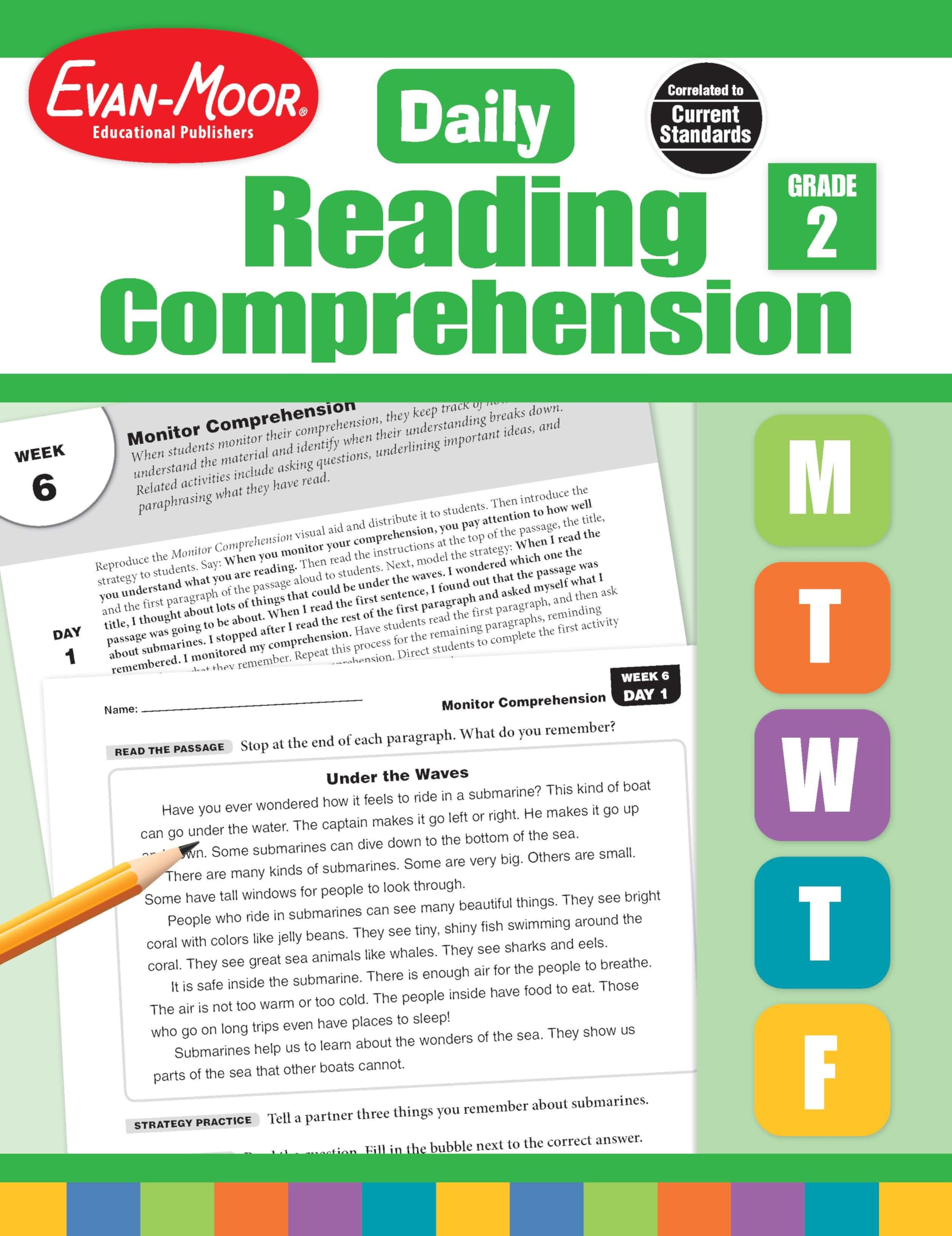 Daily Reading Comprehension, Grade 2 Te Education & Training