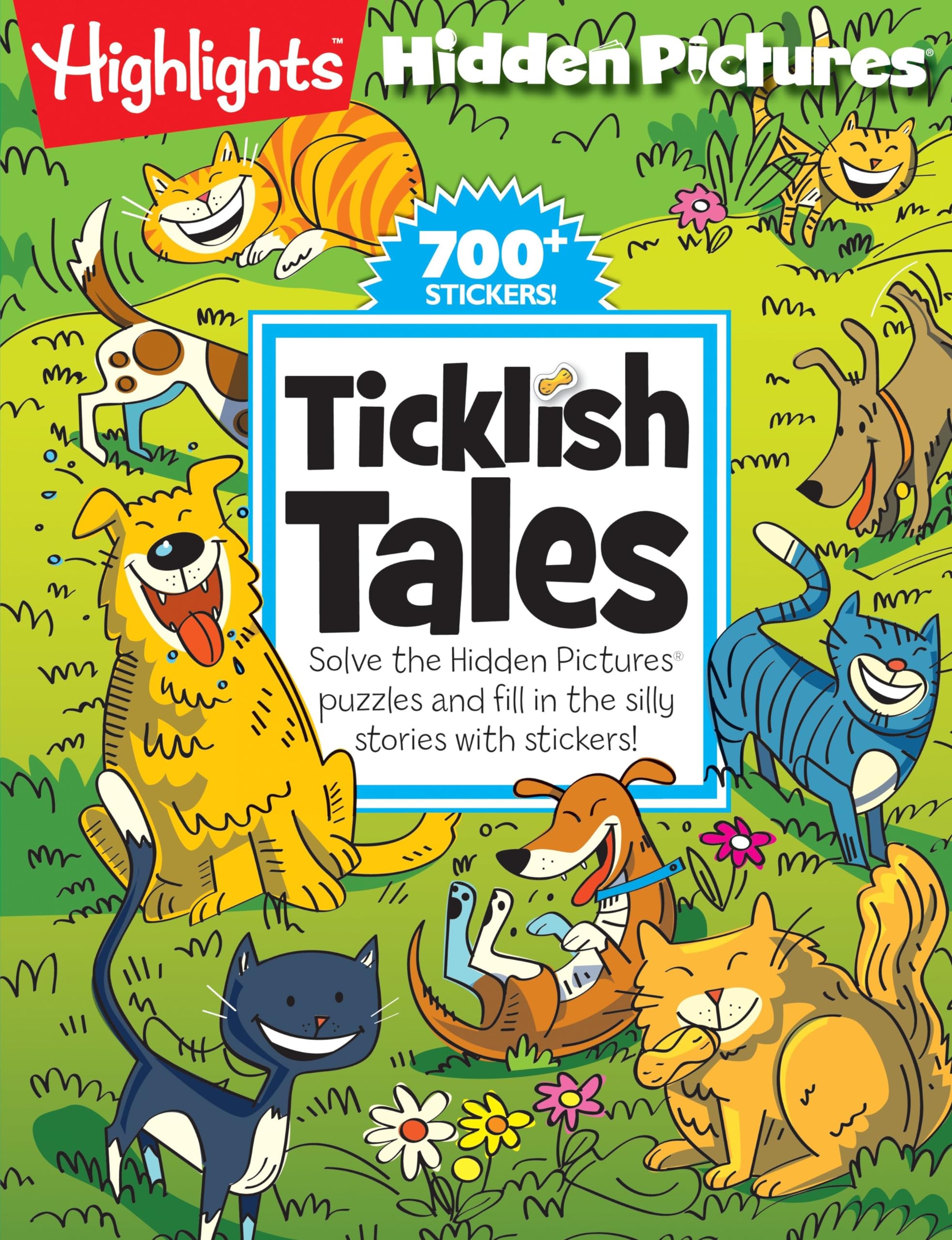 Ticklish Tales: Solve the Hidden Pictures(r) Puzzles and Fill in the Silly Stories with Stickers! Non-fiction