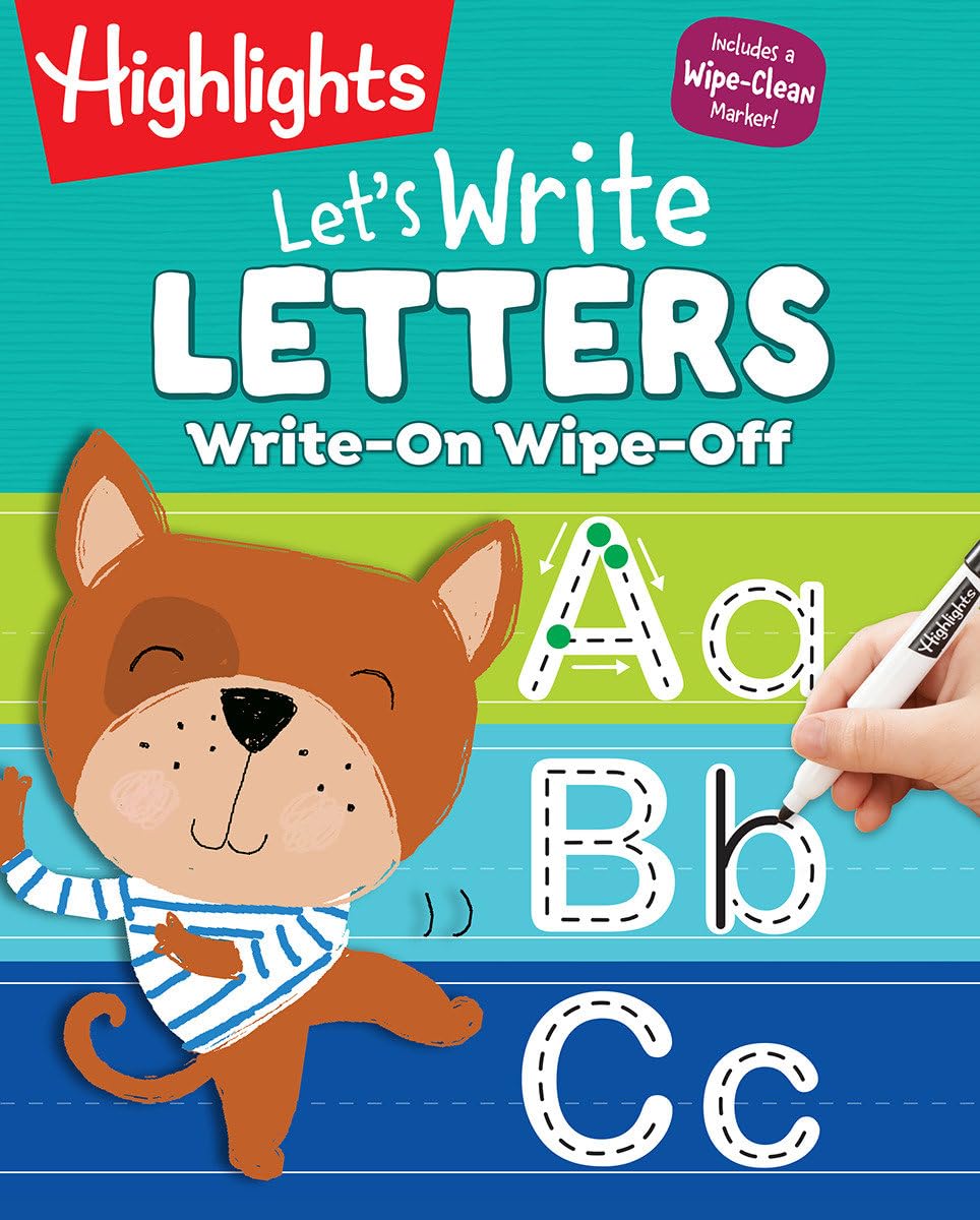 Write-On Wipe-Off Let's Write Letters General education