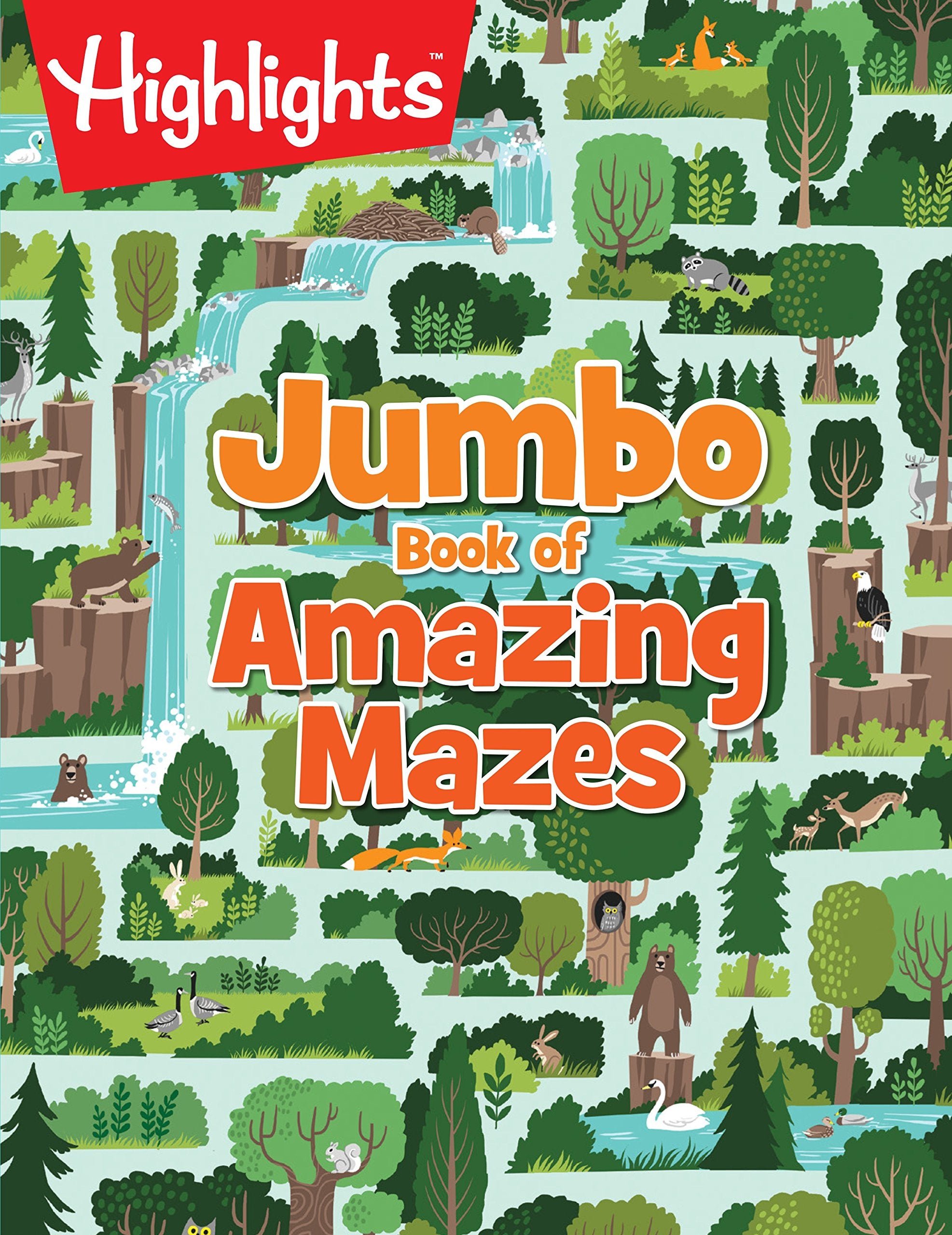 Jumbo Book of Amazing Mazes: Jumbo Activity Book with 175+ Colorful Mazes for Kids, Highlights Maze Book for Kids book