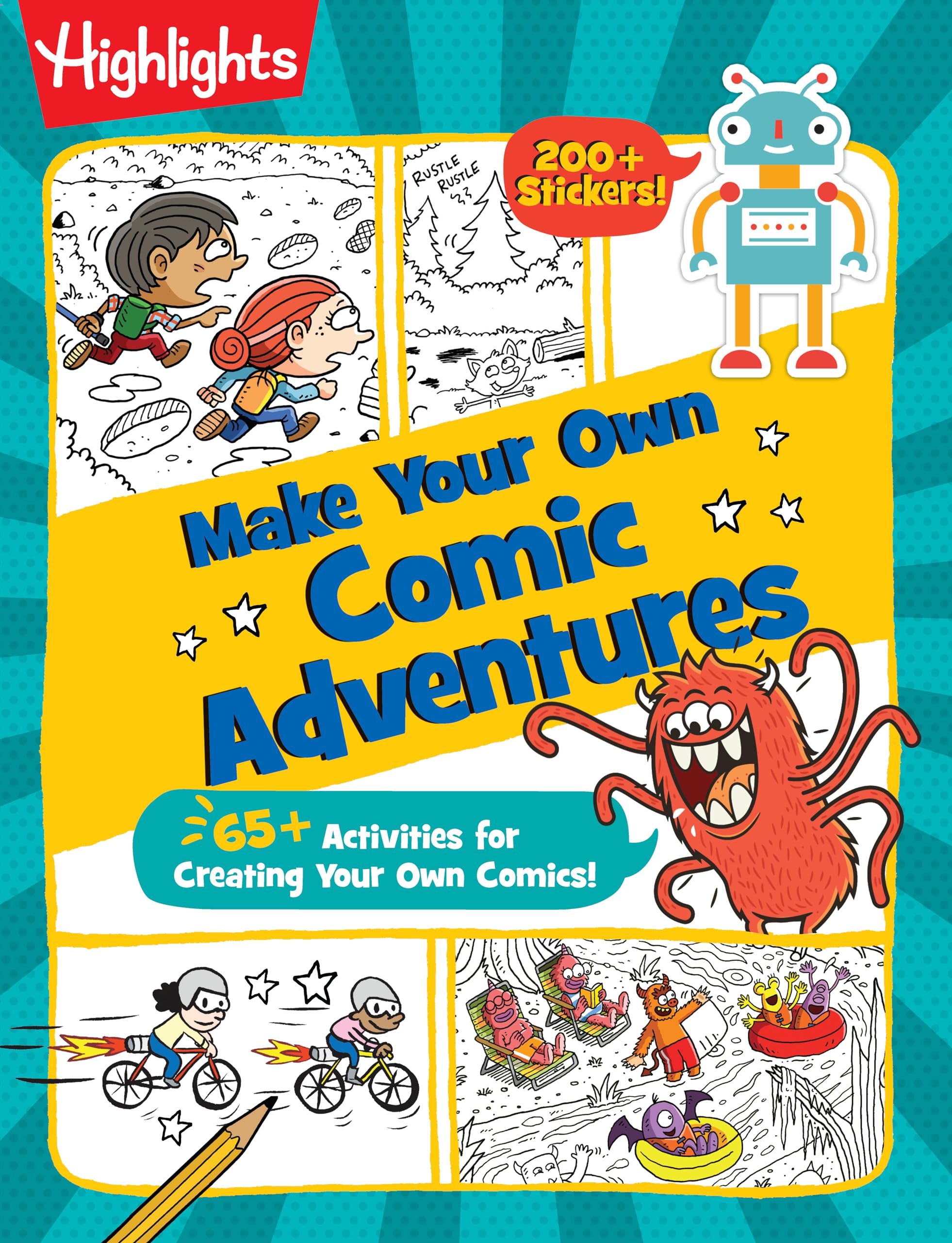 Make Your Own Comic Adventures: 65+ Activities for Creating Your Own Comics! (Hidden Pictures) Manga