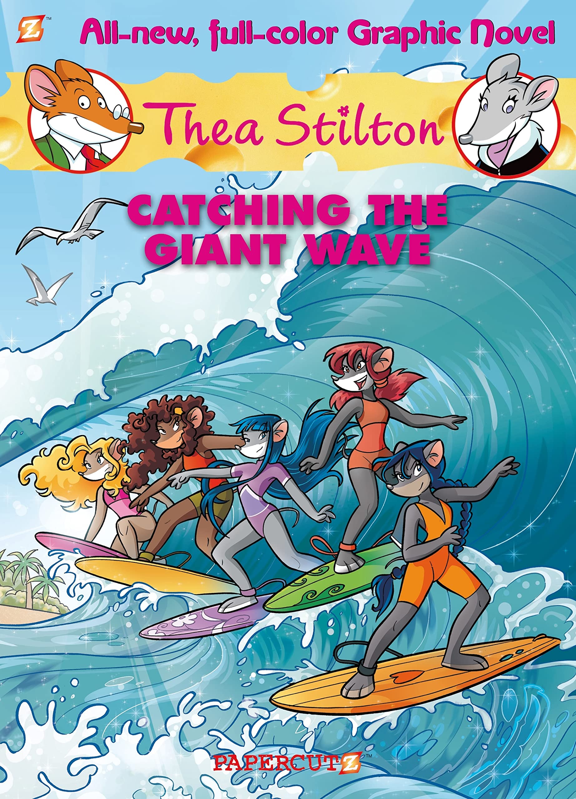 Thea Stilton Graphic Novels #4: Catching the Giant Wave: Thea Stilton 4 Manga