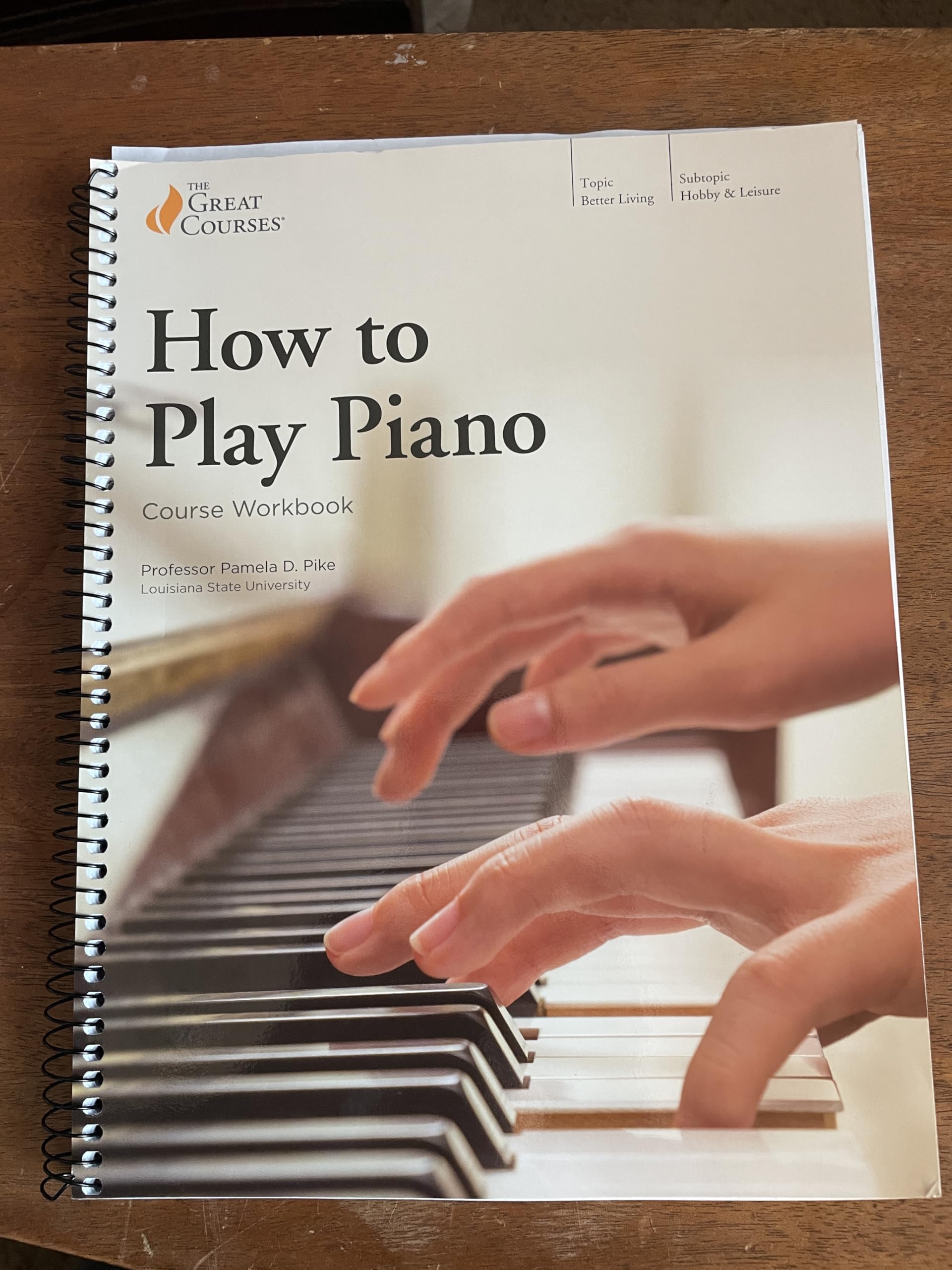 How to Play Piano Course Workbook, Louisiana State University Press Books