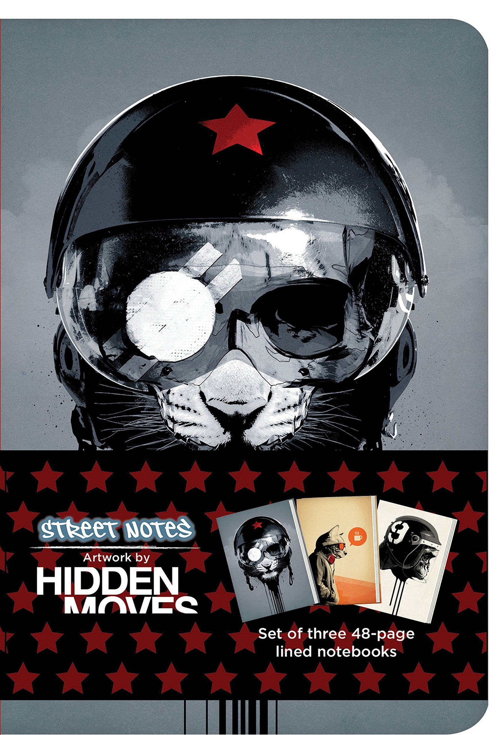 Street Notes Artwork by Hidden Moves (Small): Set of Three 48 Page Small Notebooks Business, Finance & Career