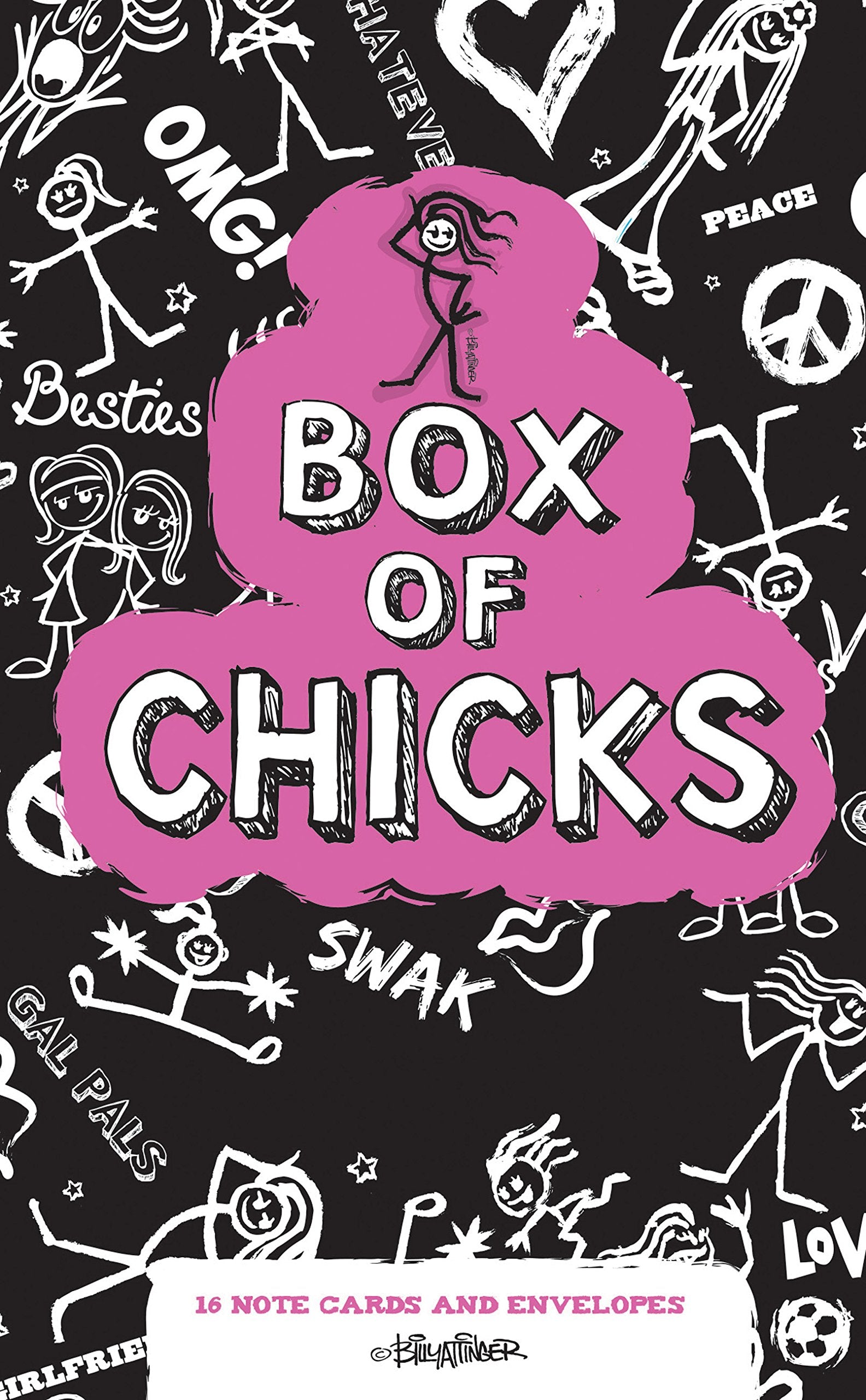 Box of Chicks - Cards for Girly Occasions: 16 Note Cards and Envelopes Film, Art & Culture