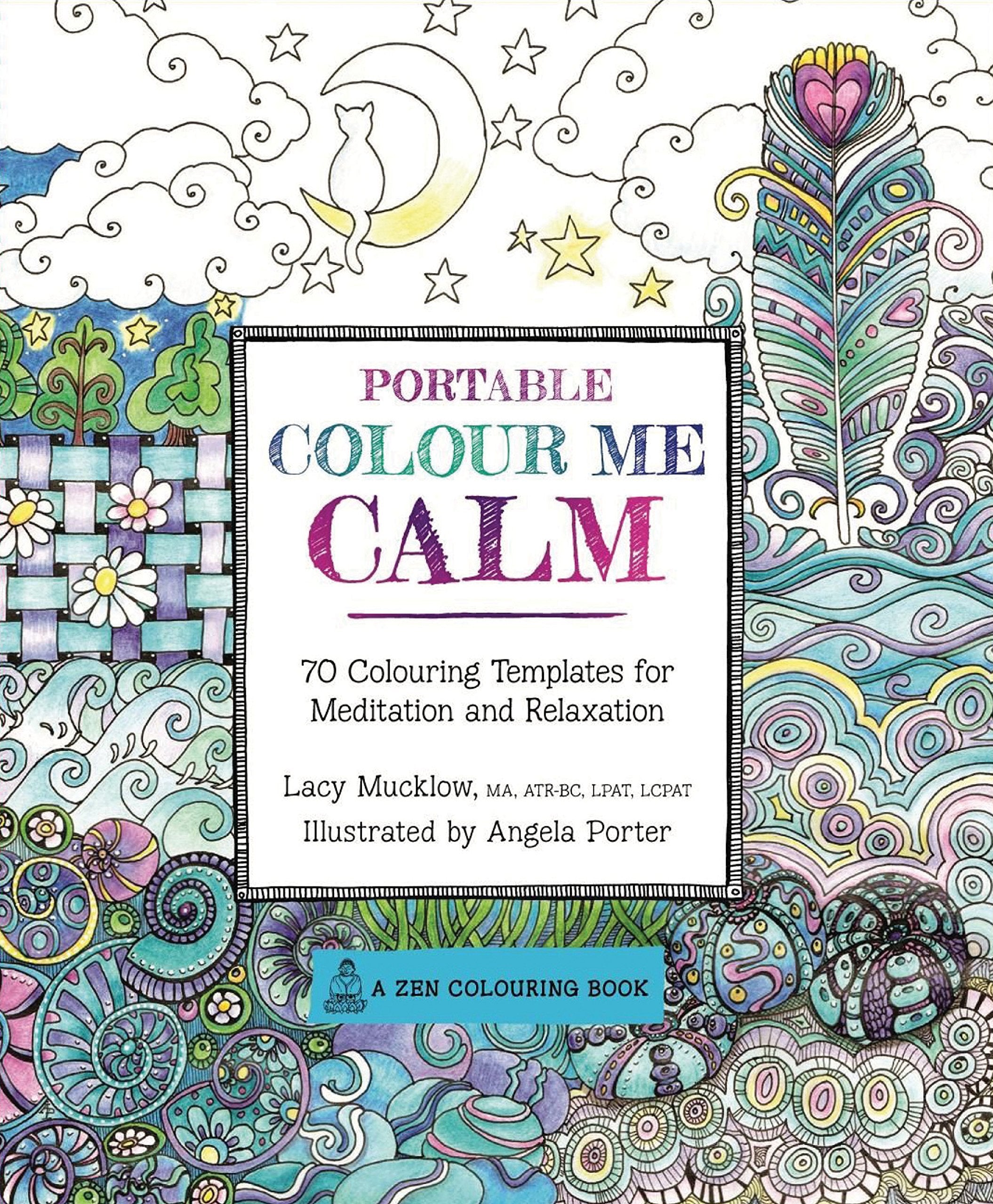 Portable Color Me Calm (A Zen Coloring Book) Film, Art & Culture
