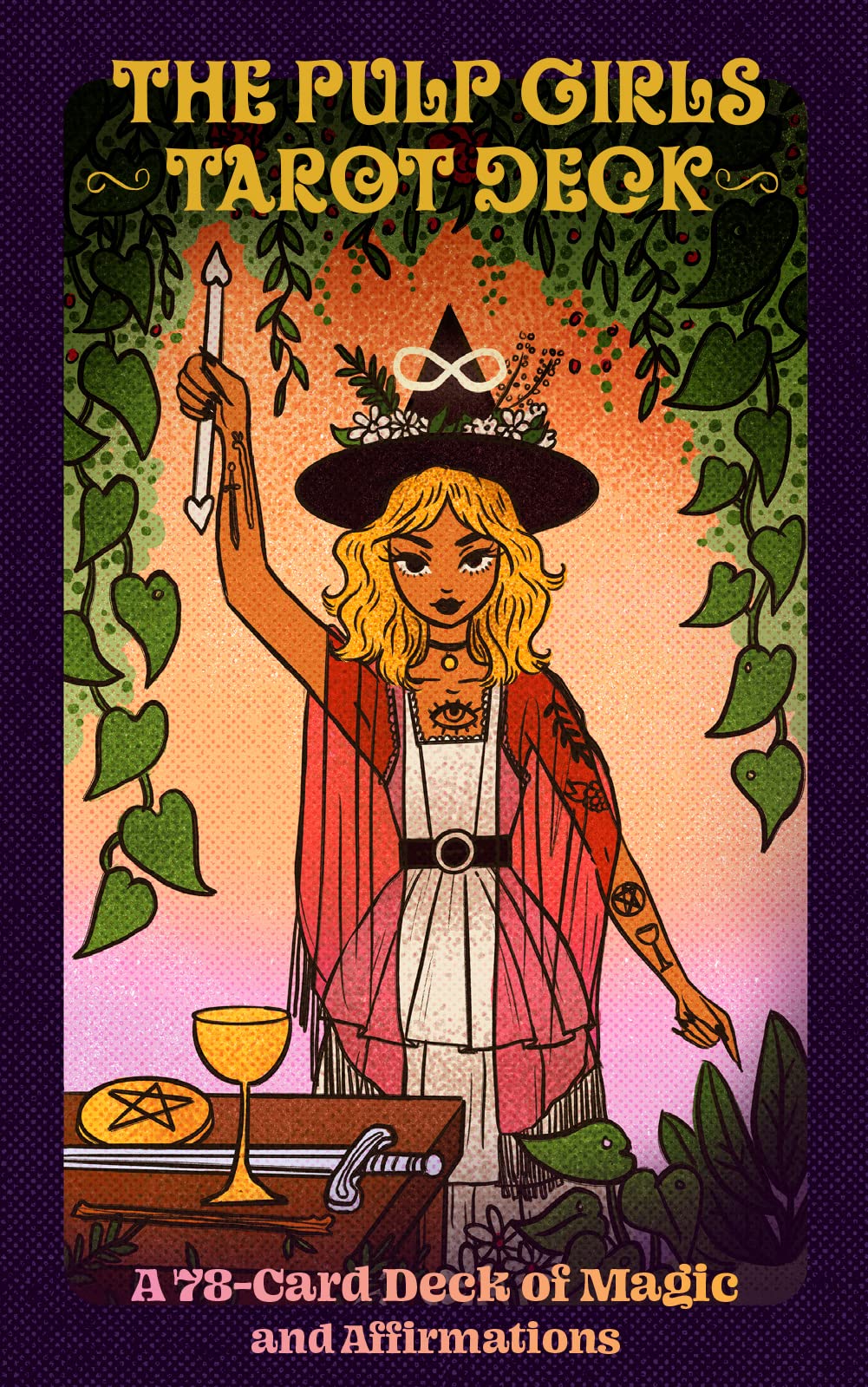 The Pulp Girls Tarot Deck: A 78-Card Deck of Magic and Affirmations Leisure, Home & Garden