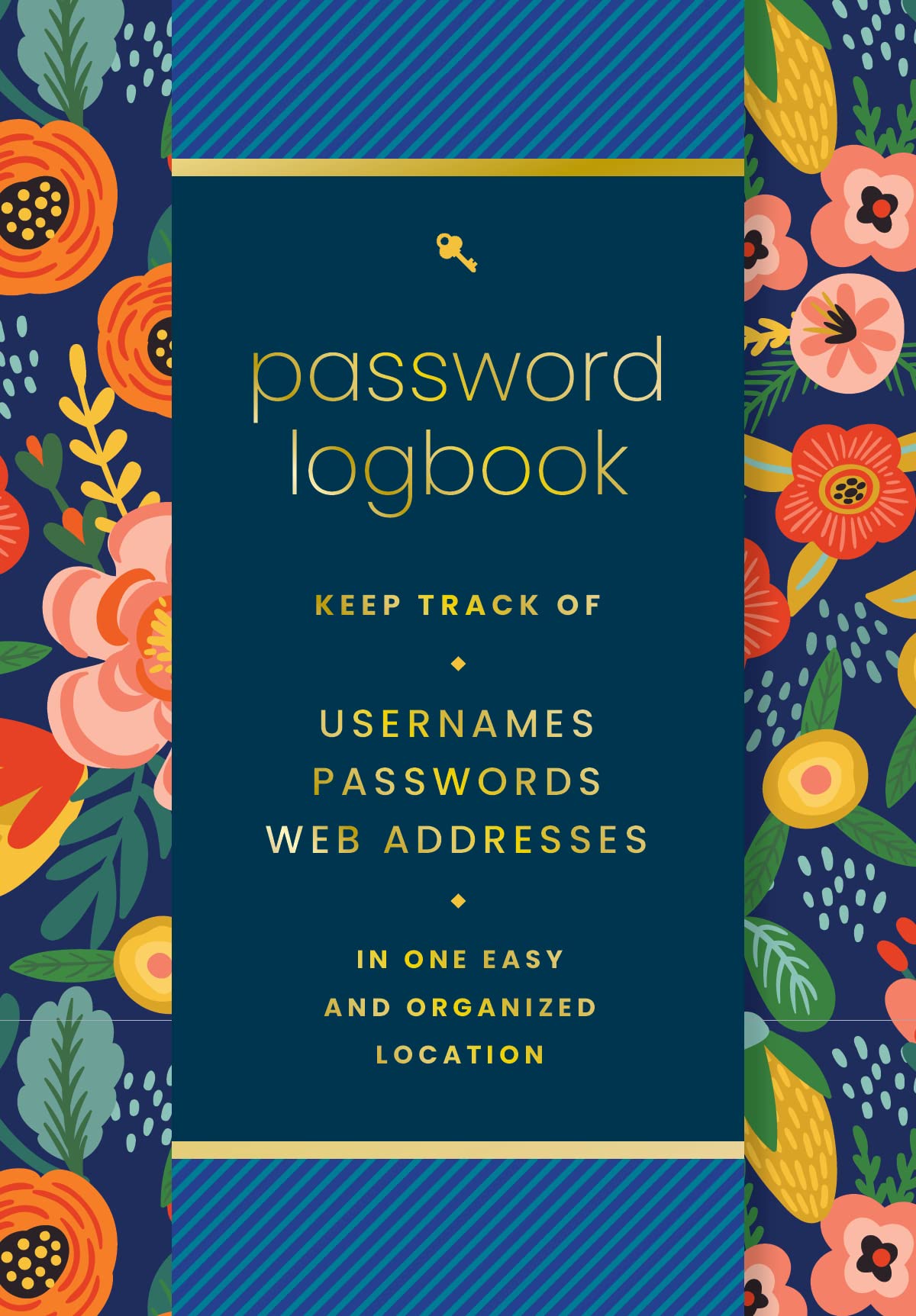 Password  Logbook (Hip Floral) Computer Science