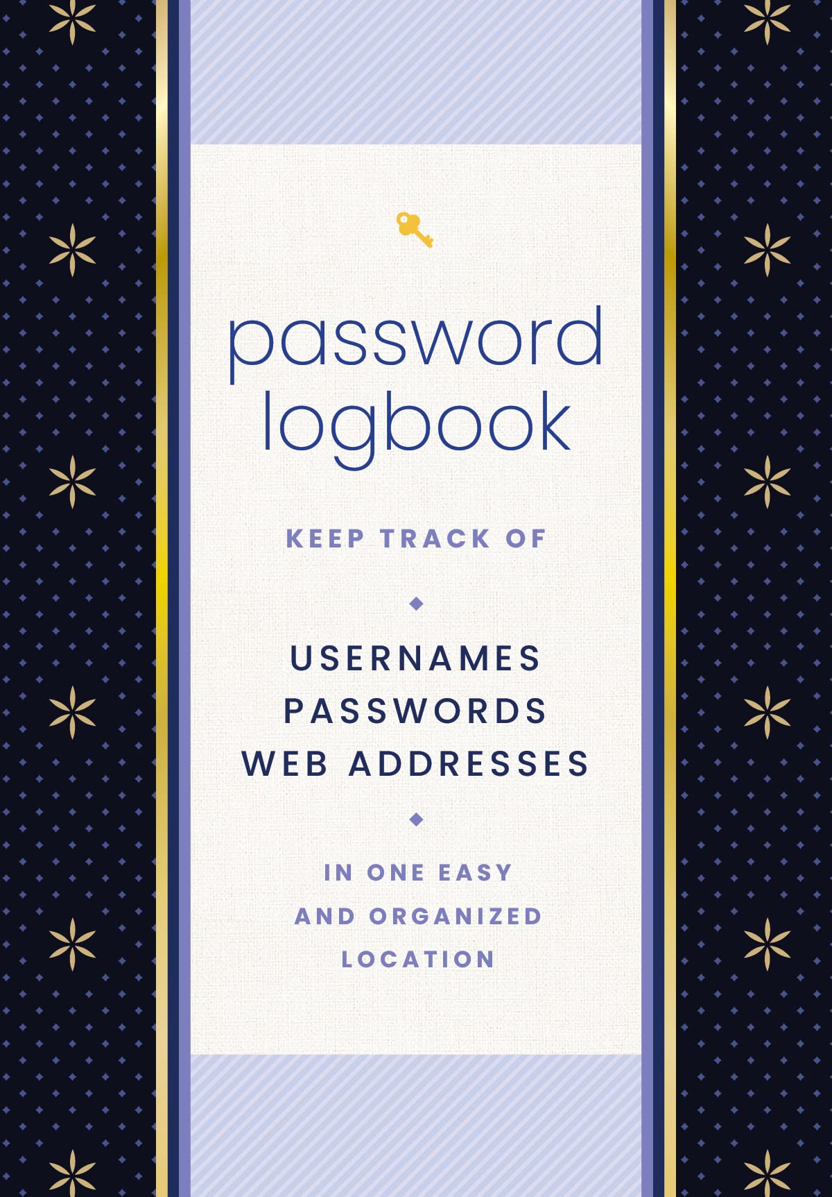 Product Image: Password Logbook (Black & Gold)