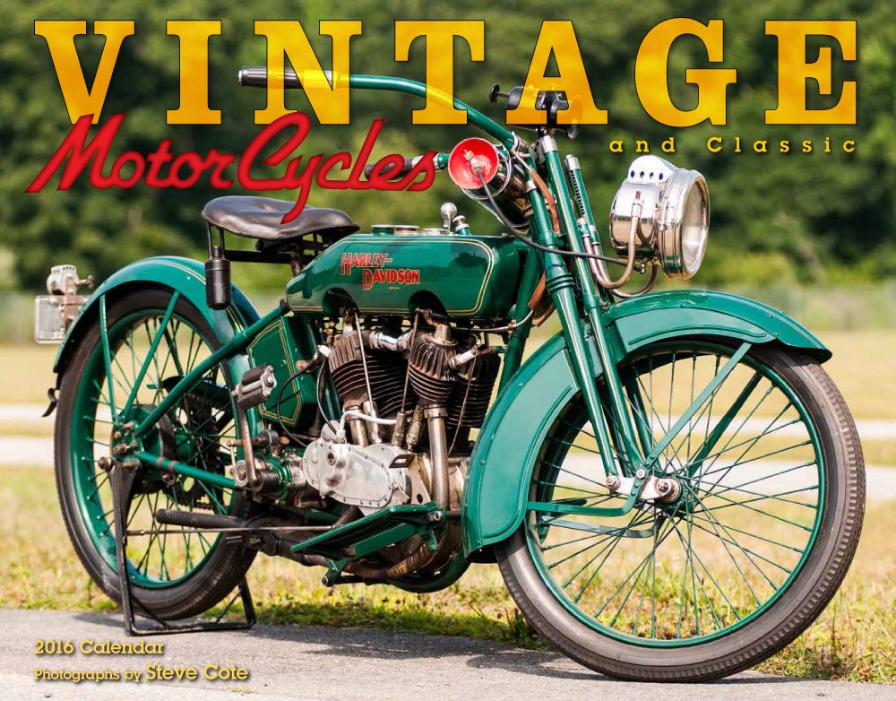 Vintage Motorcycles 2016 Calendar Books