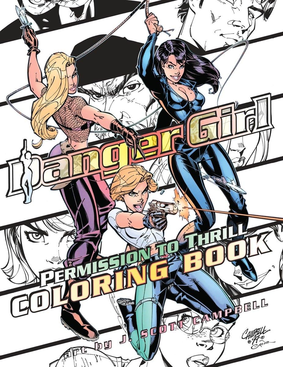 Danger Girl: Permission to Thrill Coloring Book Contemporary literature