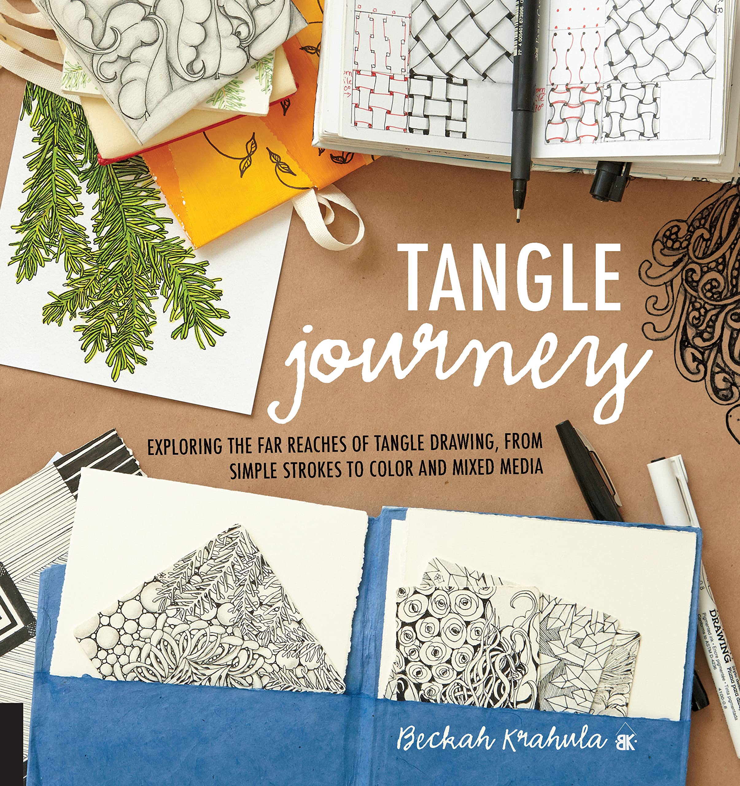 Tangle Journey: Exploring the Far Reaches of Tangle Drawing, from Simple Strokes to Color and Mixed Media Social Sciences