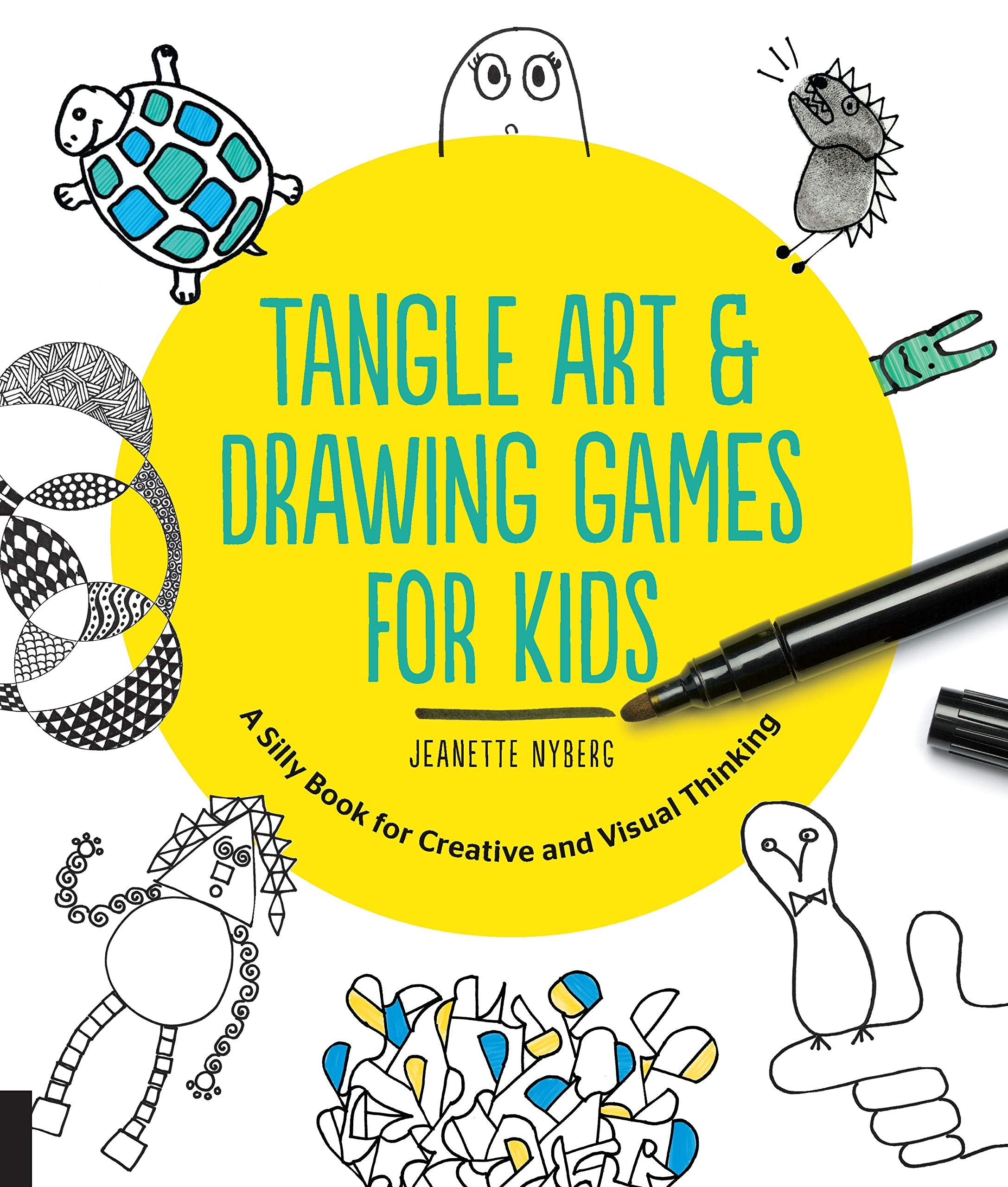 Tangle Art and Drawing Games for Kids: A Silly Book for Creative and Visual Thinking Social Sciences