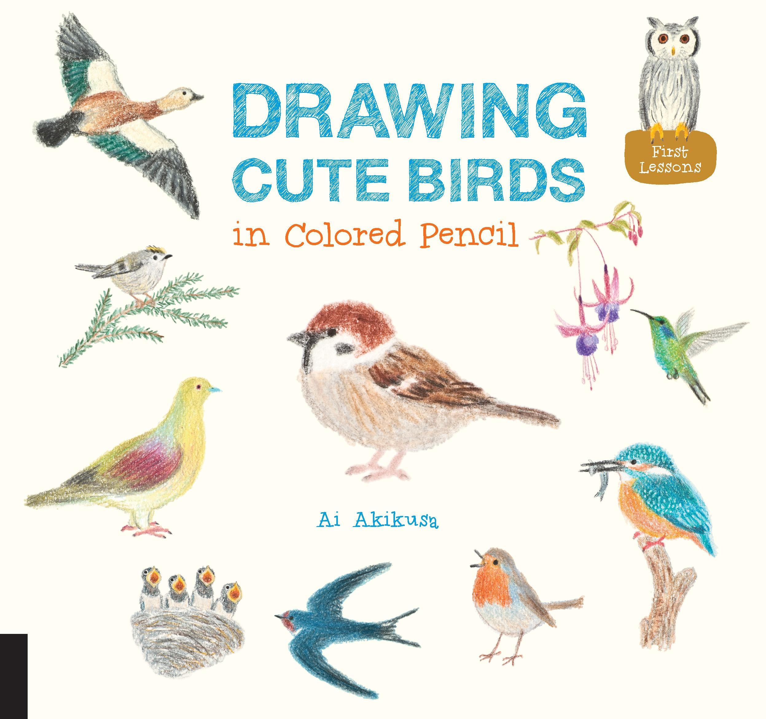 Drawing Cute Birds in Colored Pencil (2): Volume 2 Film, Art & Culture