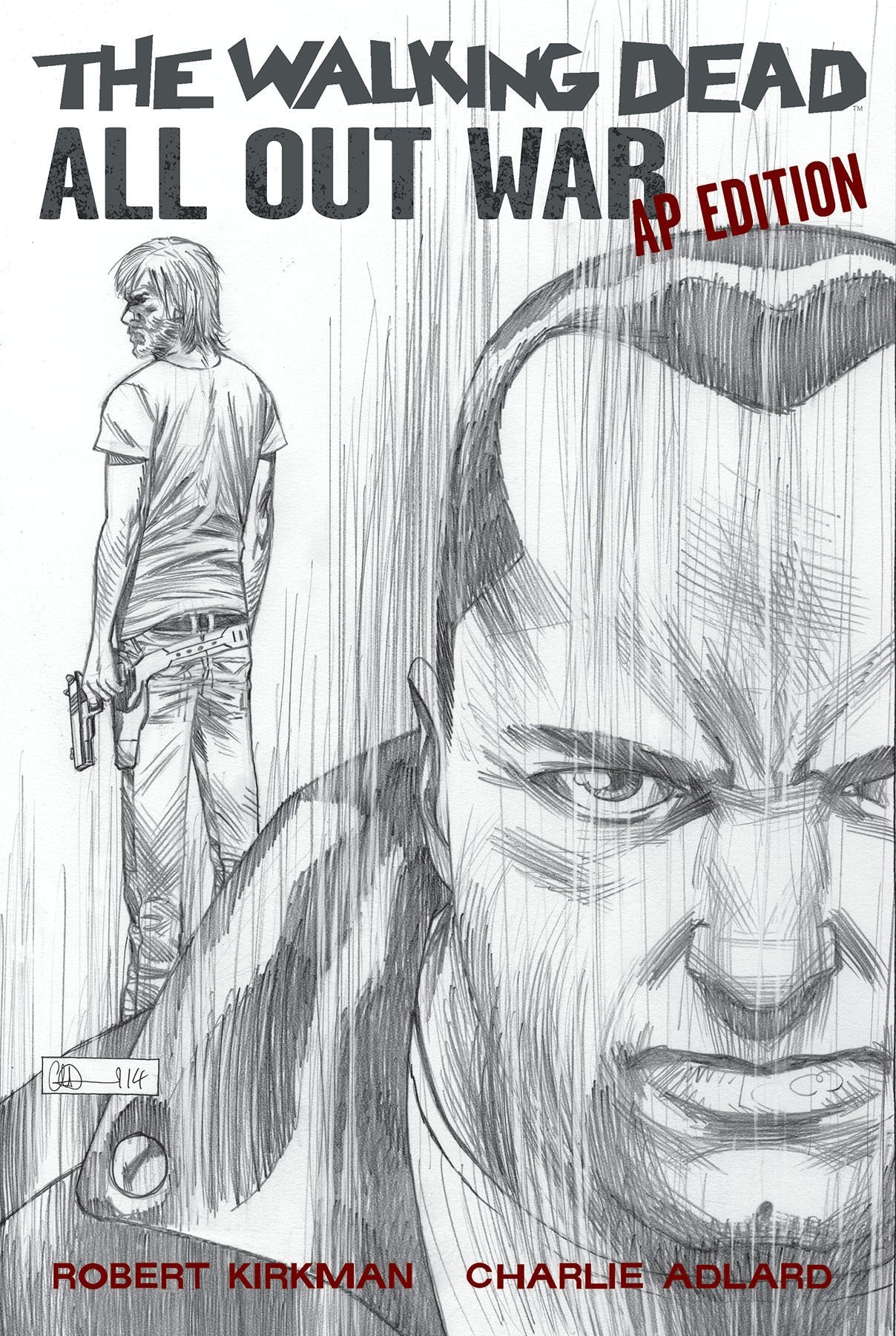 The Walking Dead: All Out War Artist's Proof Edition book