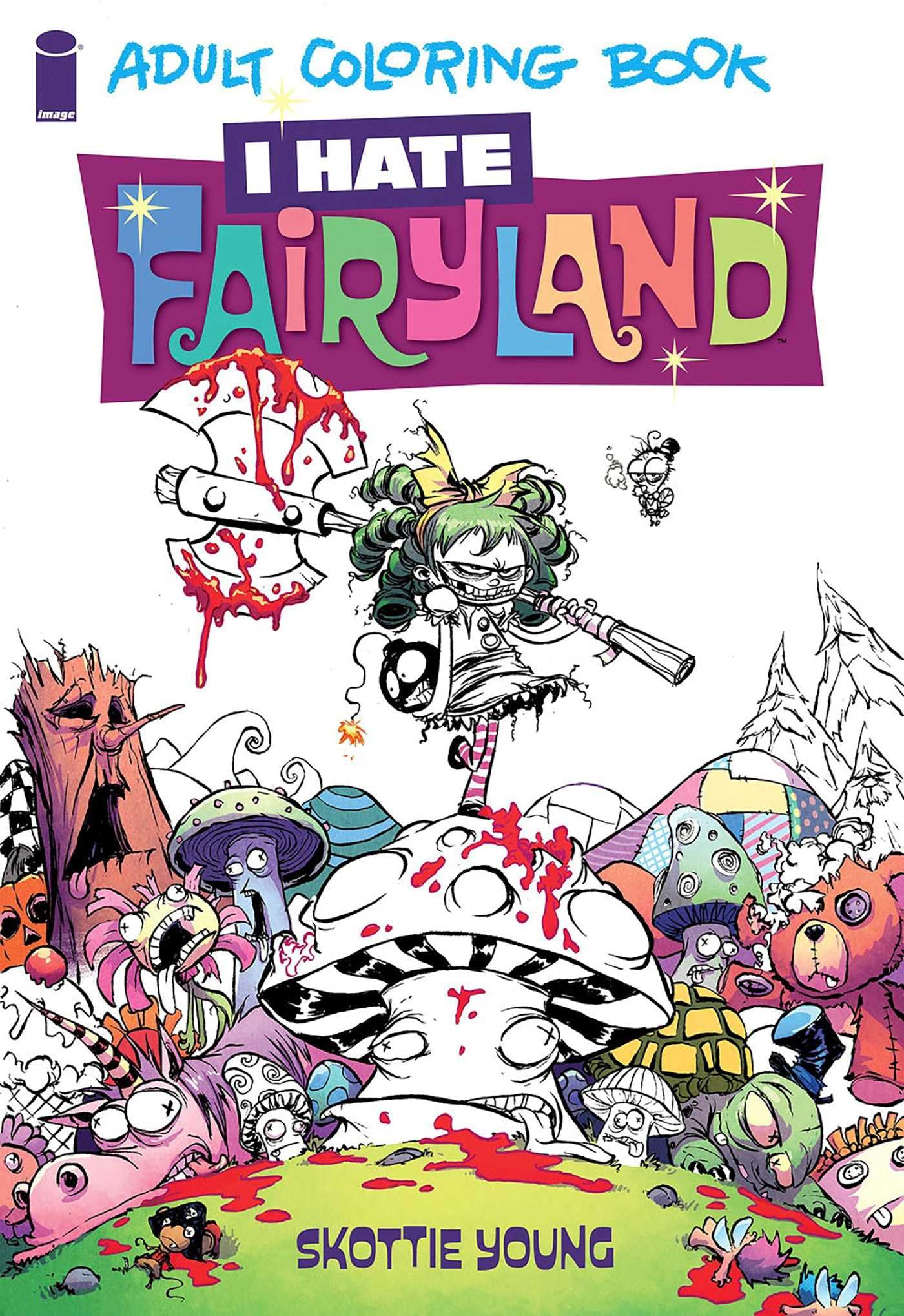 I Hate Fairyland Adult Coloring Book Manga